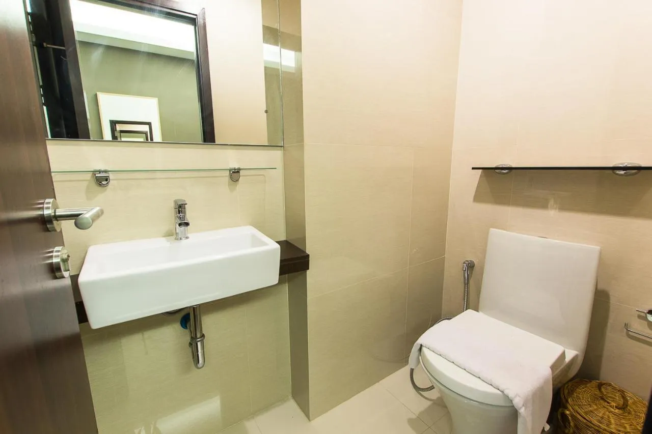 Bathroom in The Title Comfort Condotel
