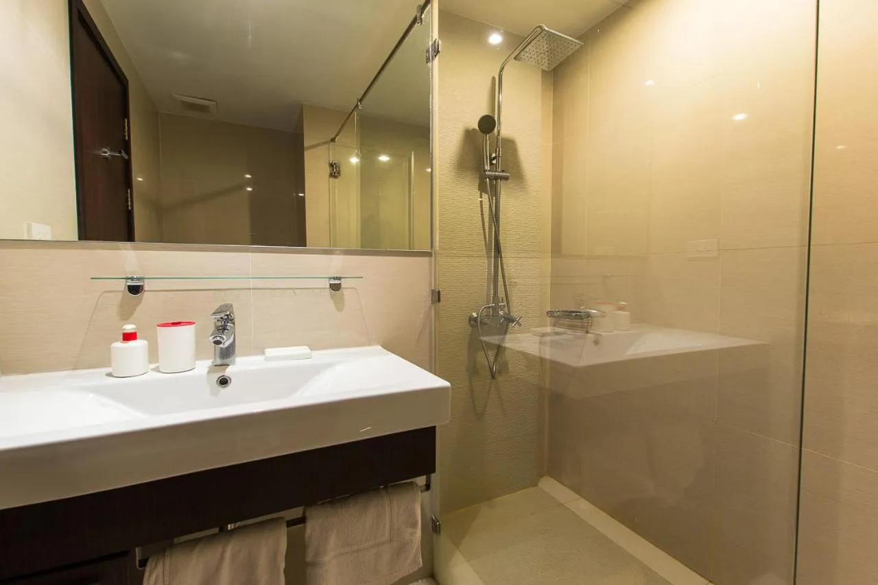 Bathroom in The Title Comfort Condotel