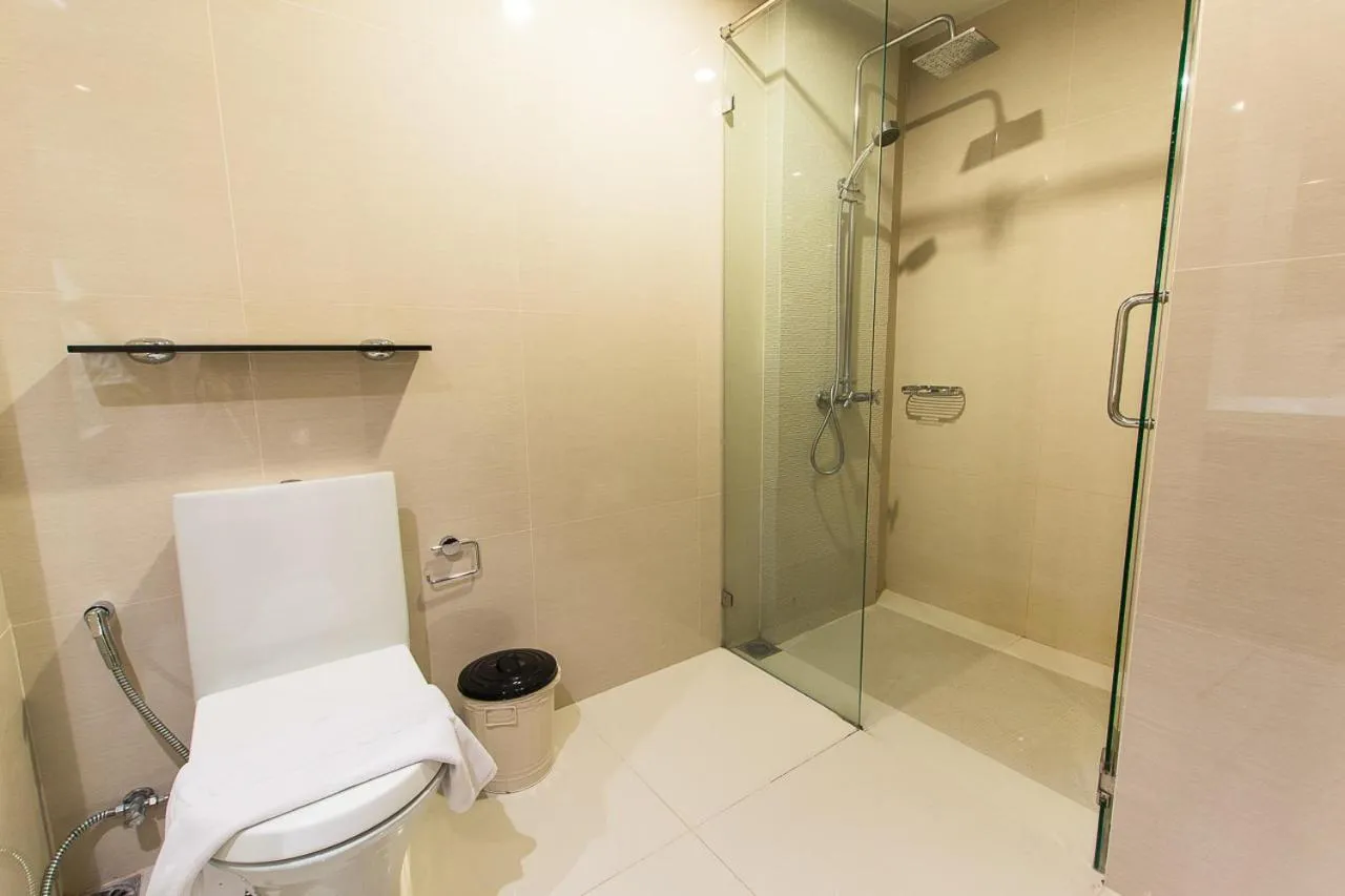 Bathroom in The Title Comfort Condotel