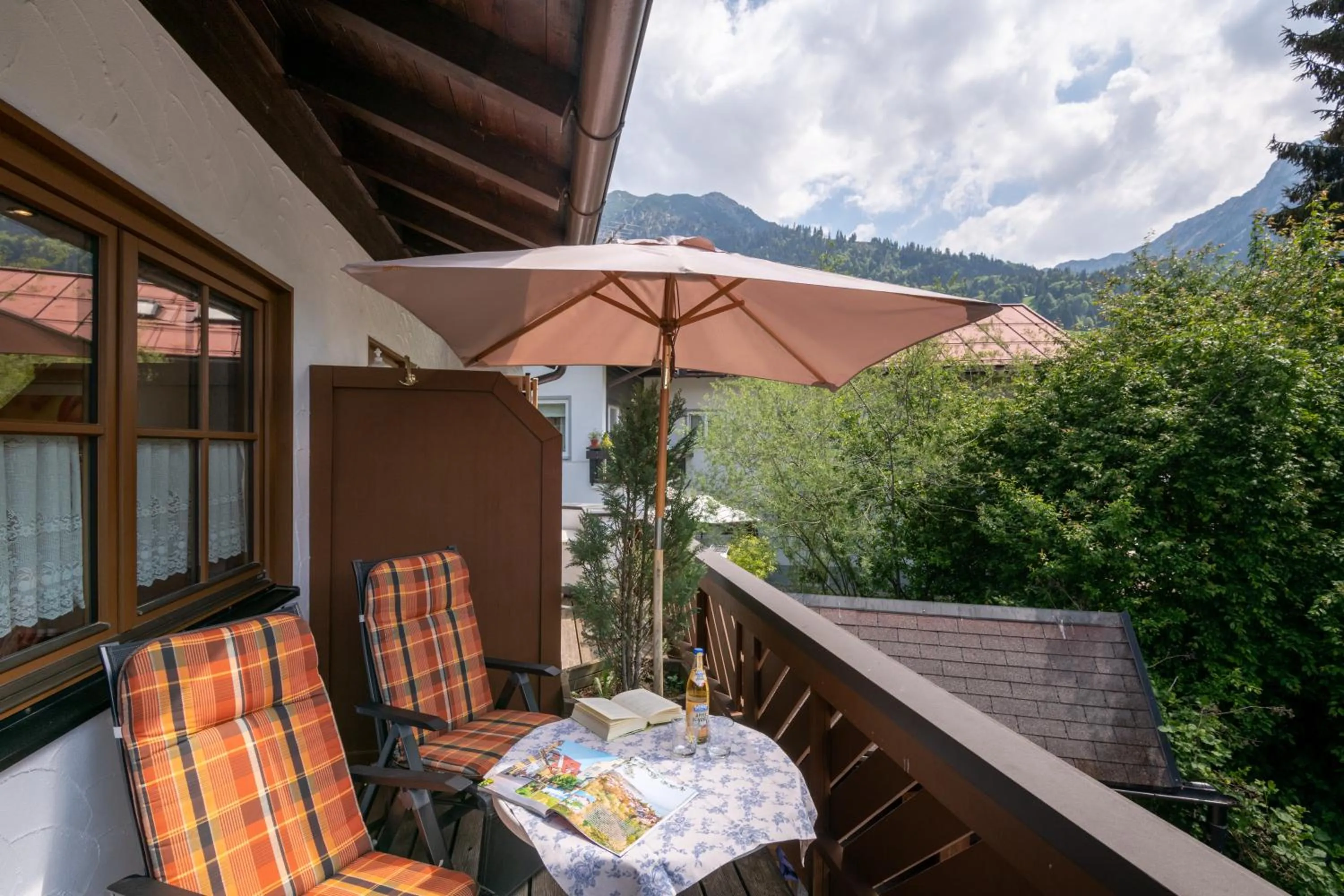 Balcony/Terrace in Ferienhotel Sonnenheim
