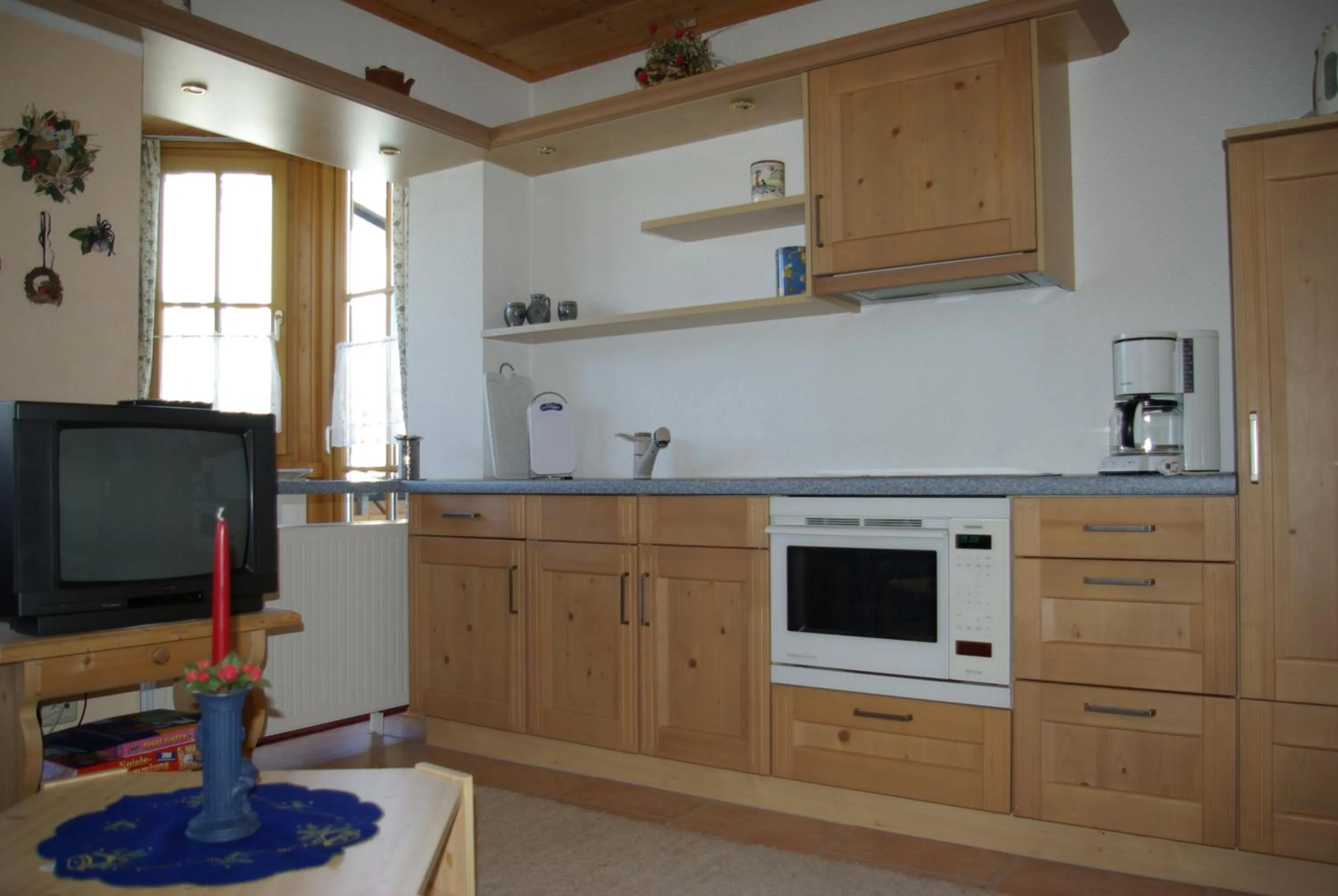 Kitchen or kitchenette in Ferienhotel Sonnenheim