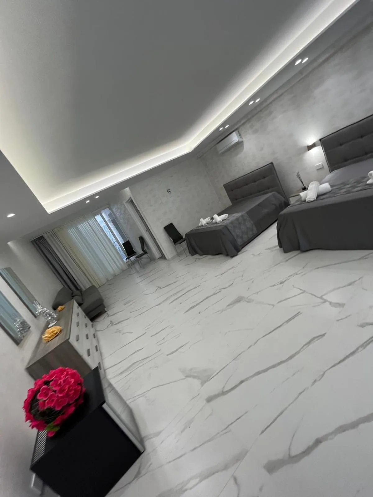 Bed in Hotel Paladini