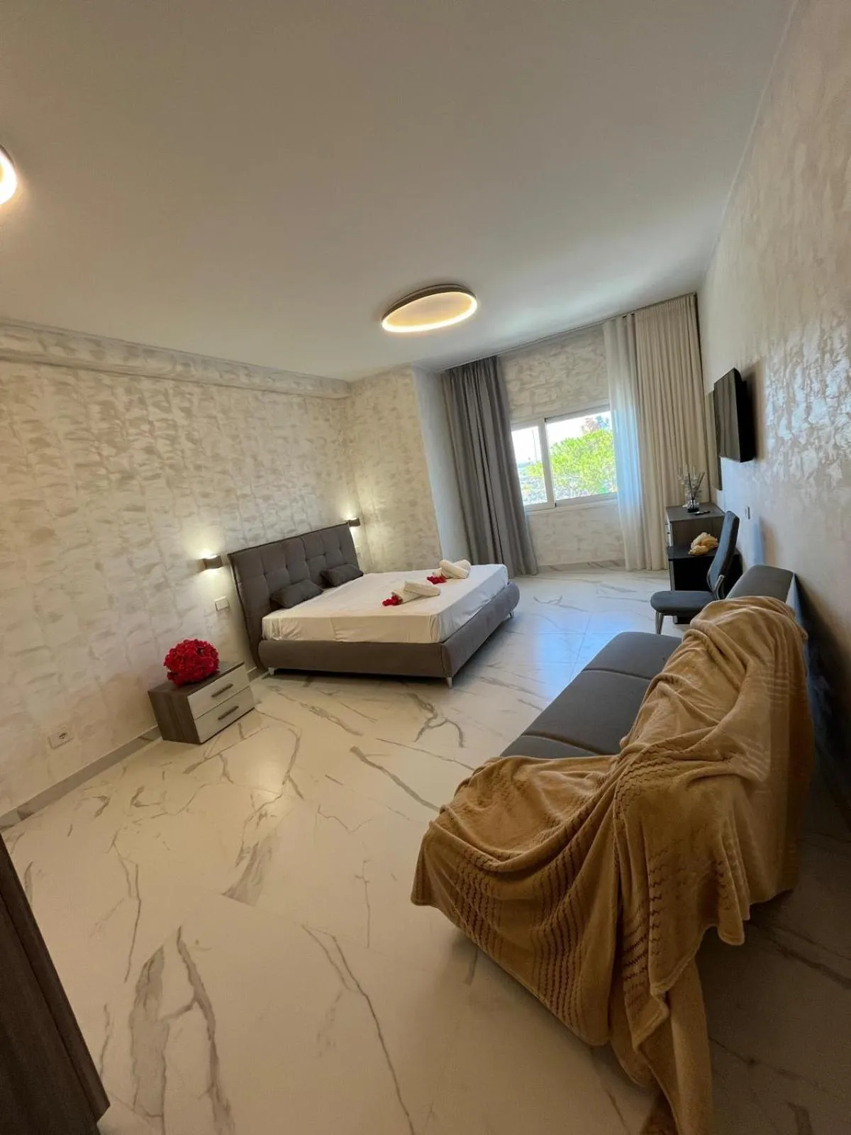 Bed in Hotel Paladini