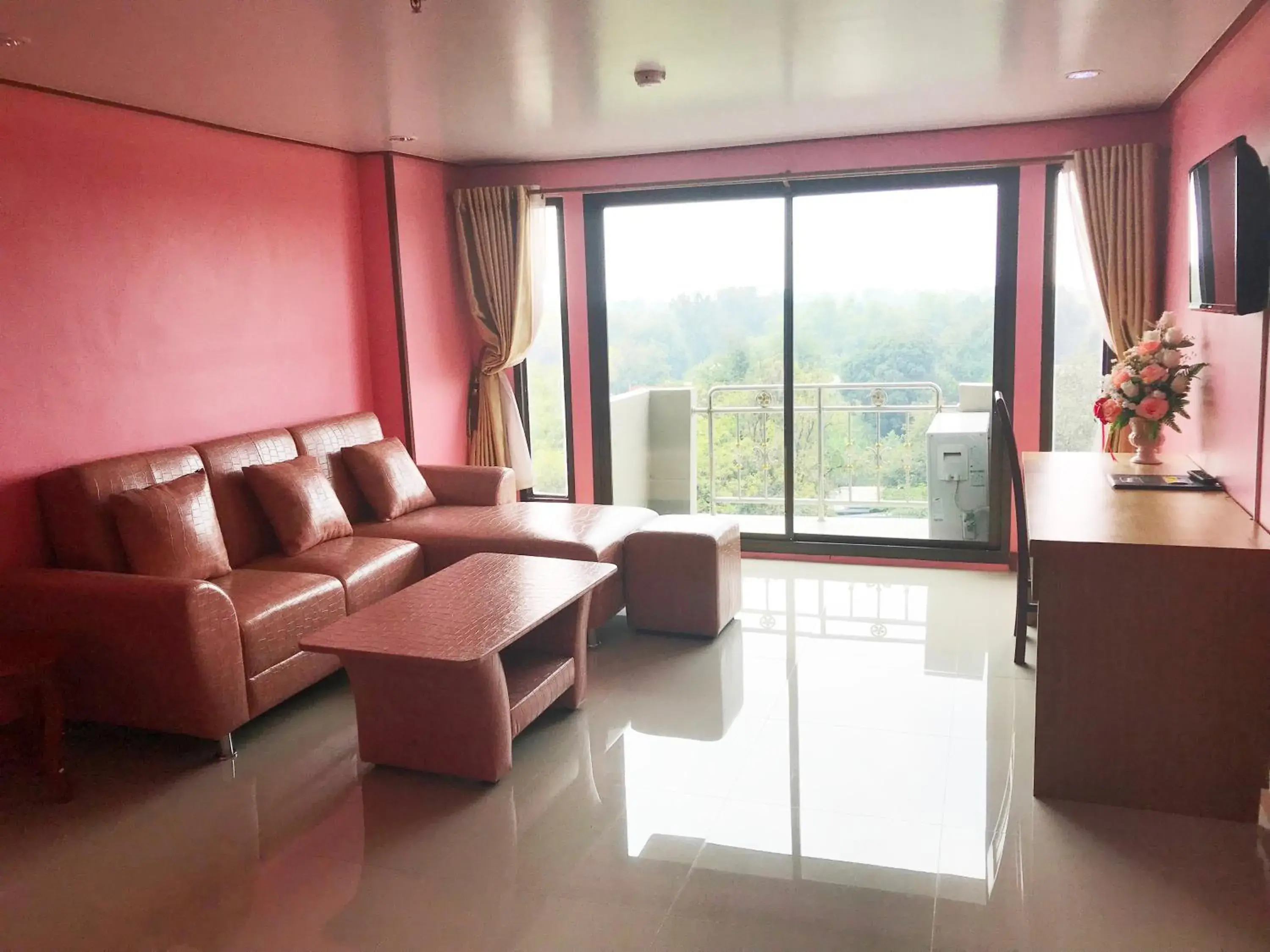 Living room in Toh Buk Seng Ayutthaya Hotel Living room in Toh Buk Seng Ayutthaya Hotel