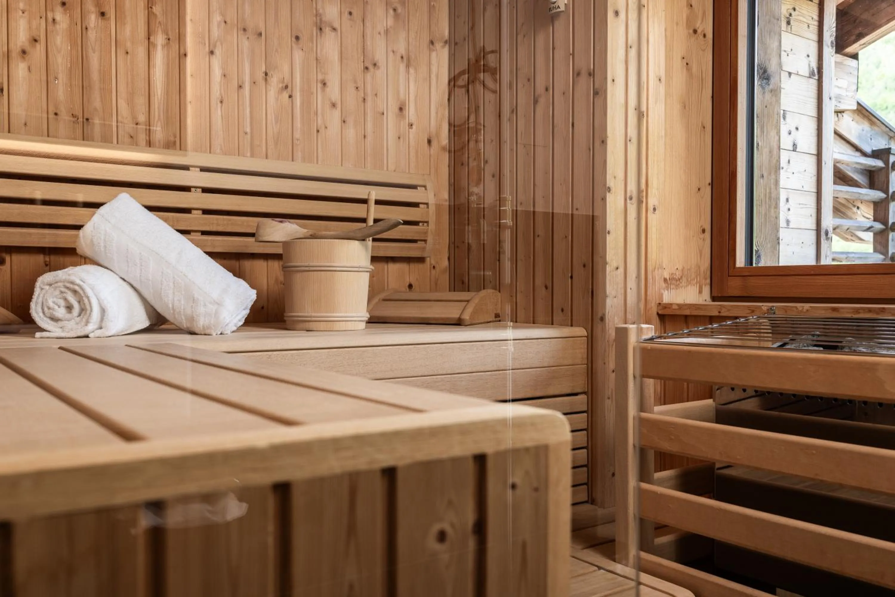 Sauna, Bed in AvenidA Panorama Suites