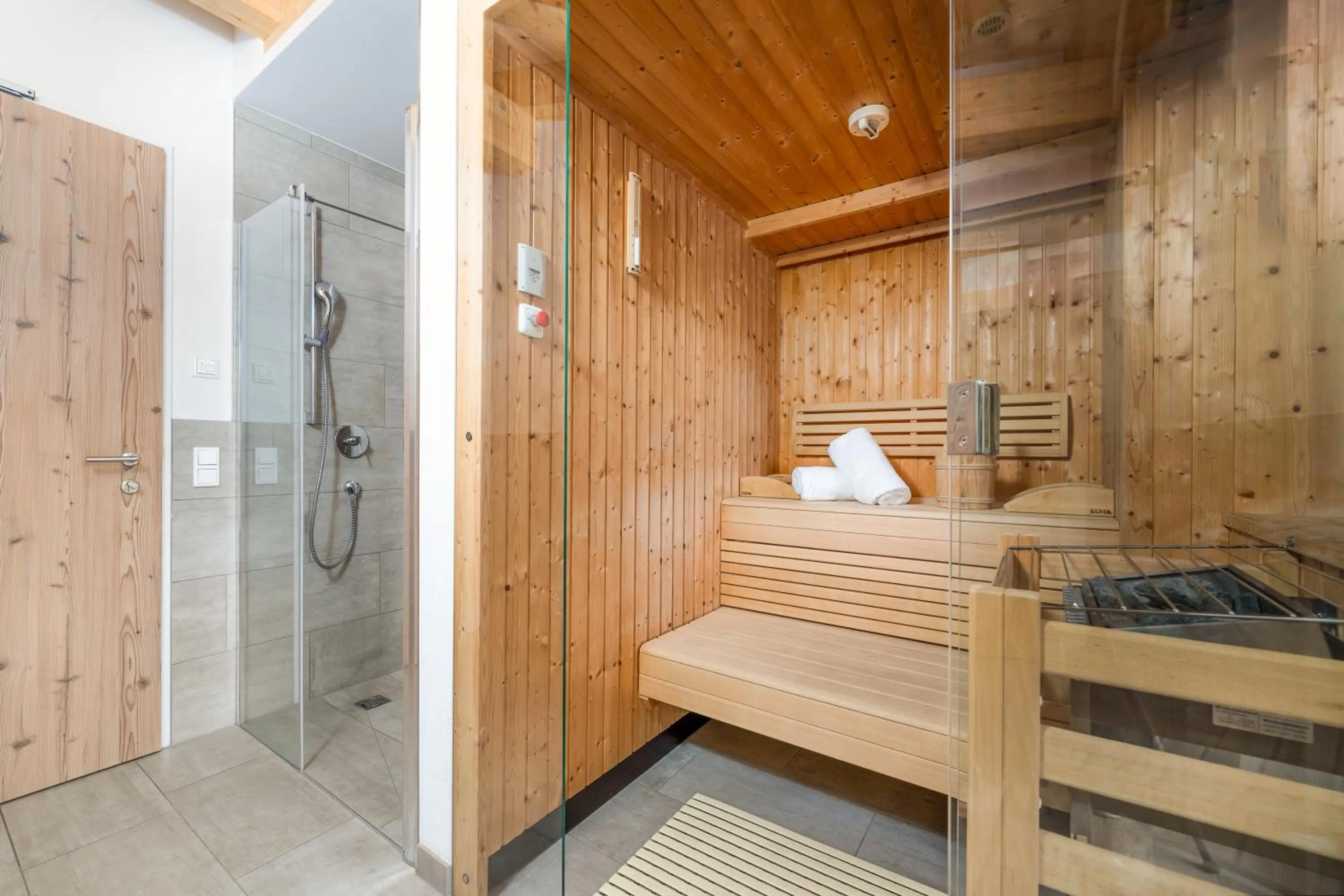 Sauna in AvenidA Panorama Suites
