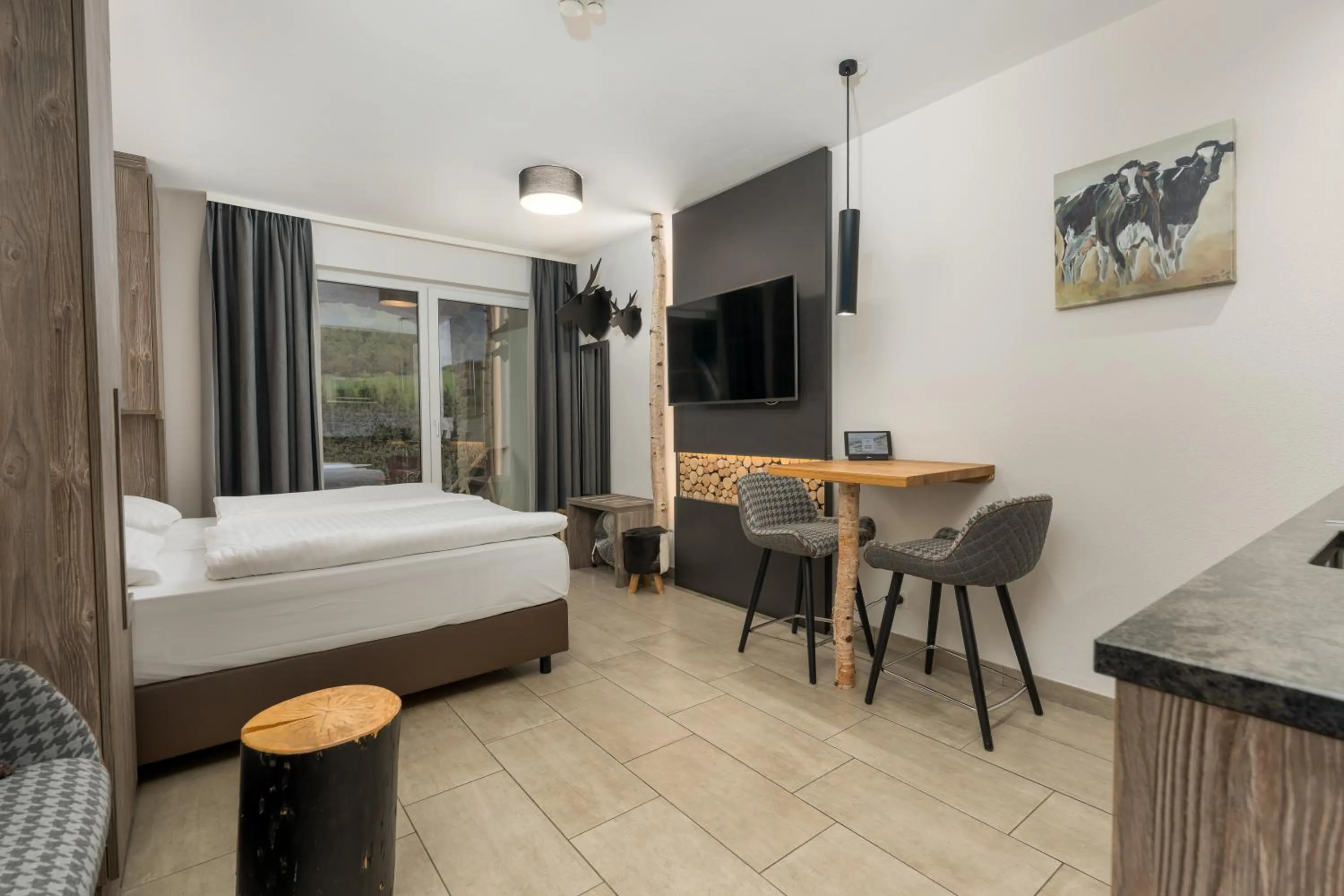 Bed in AvenidA Panorama Suites