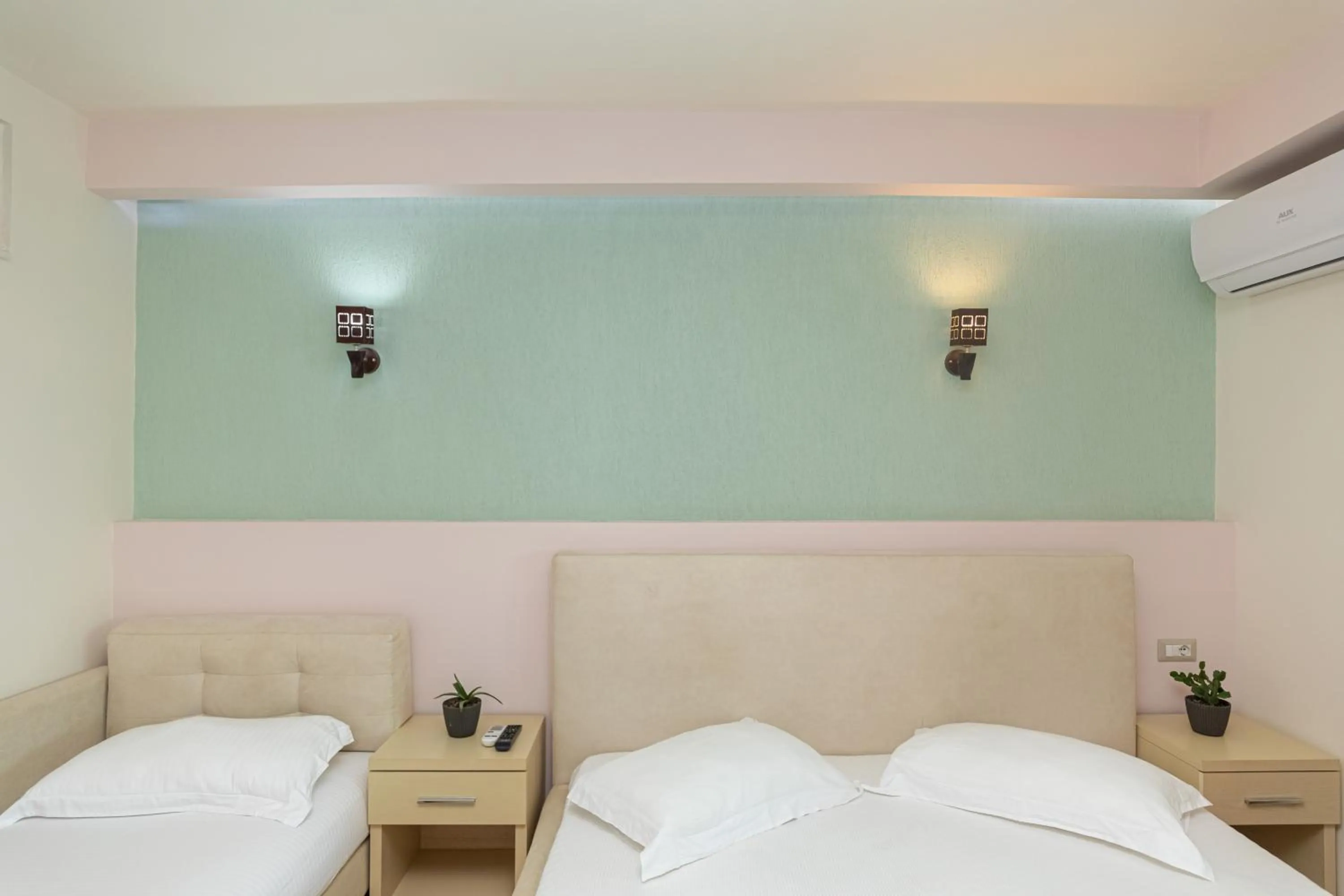 Bed in Hotel Picasso