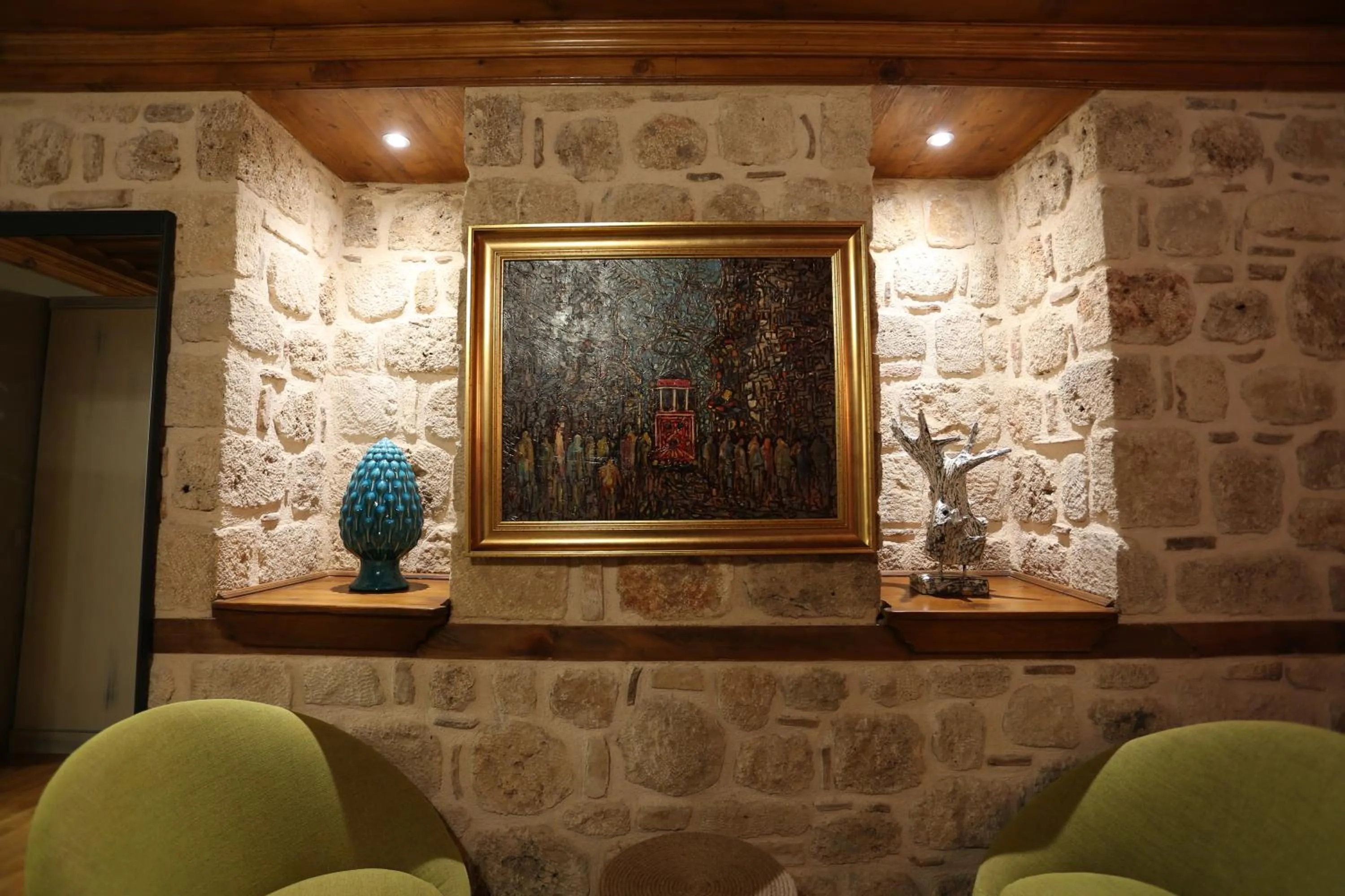 Decorative detail in Char Me Hotel