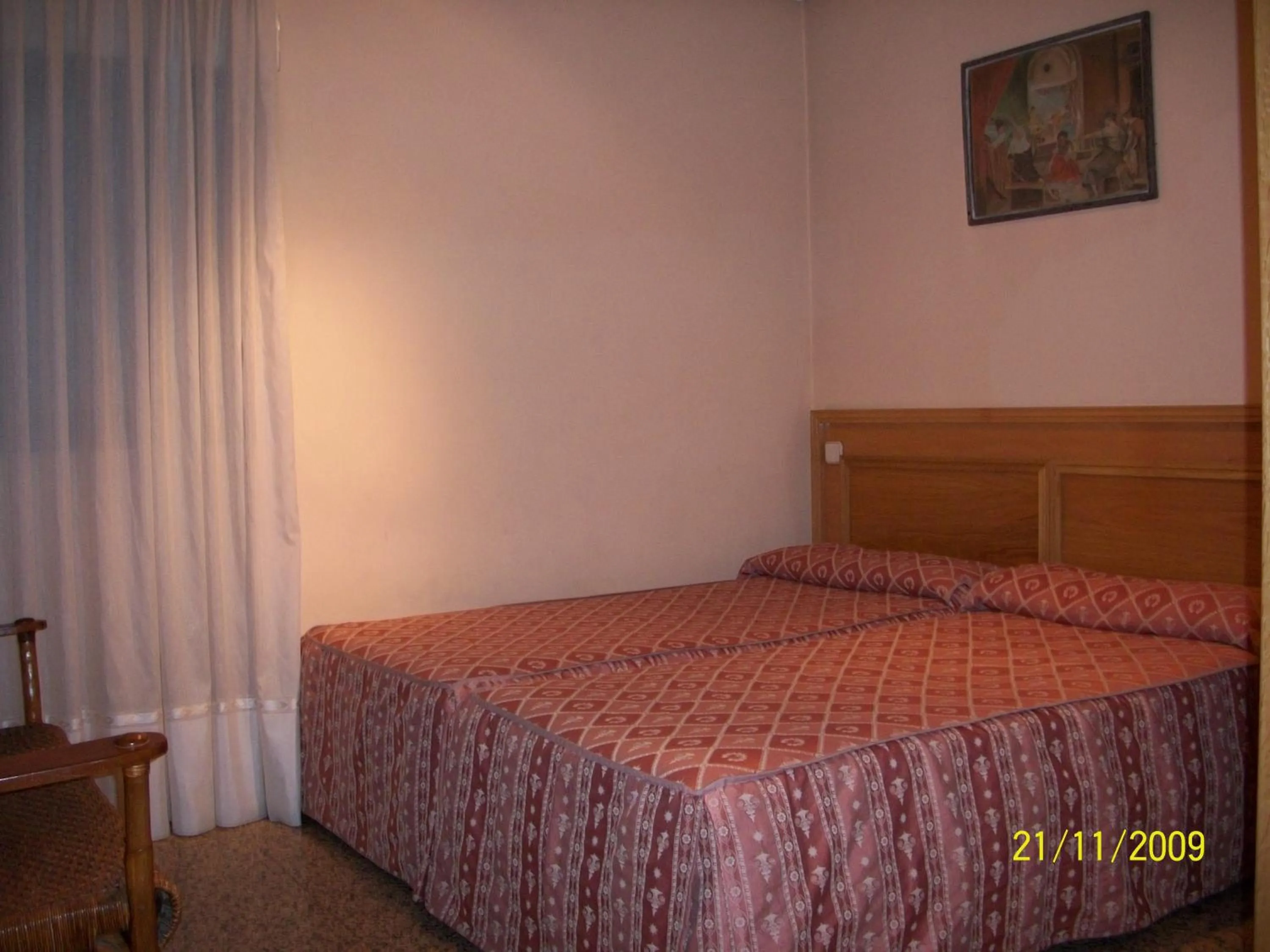 Bed in Hostal Juan XXIII