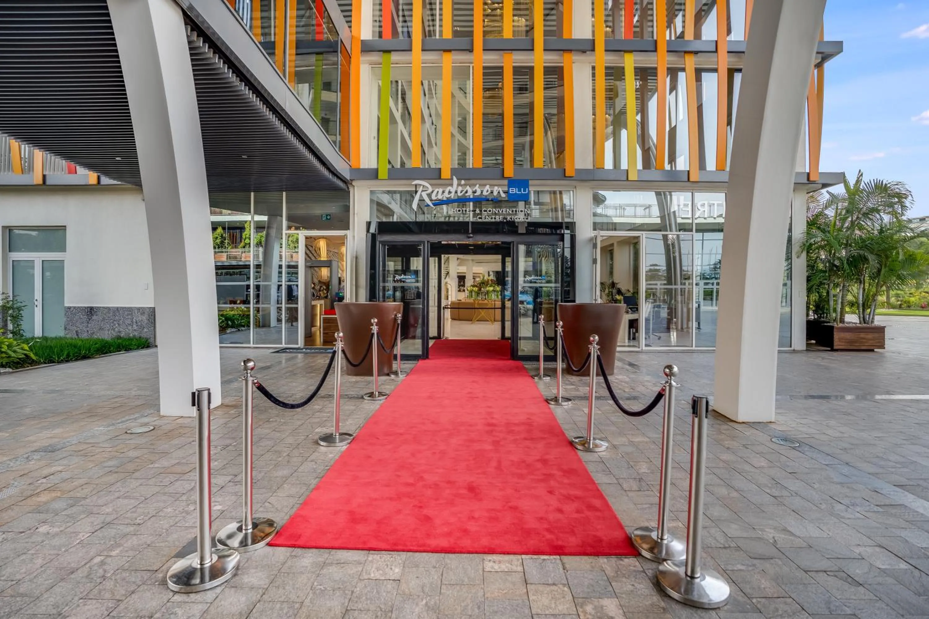 Facade/entrance in Radisson Blu Hotel & Convention Centre Kigali