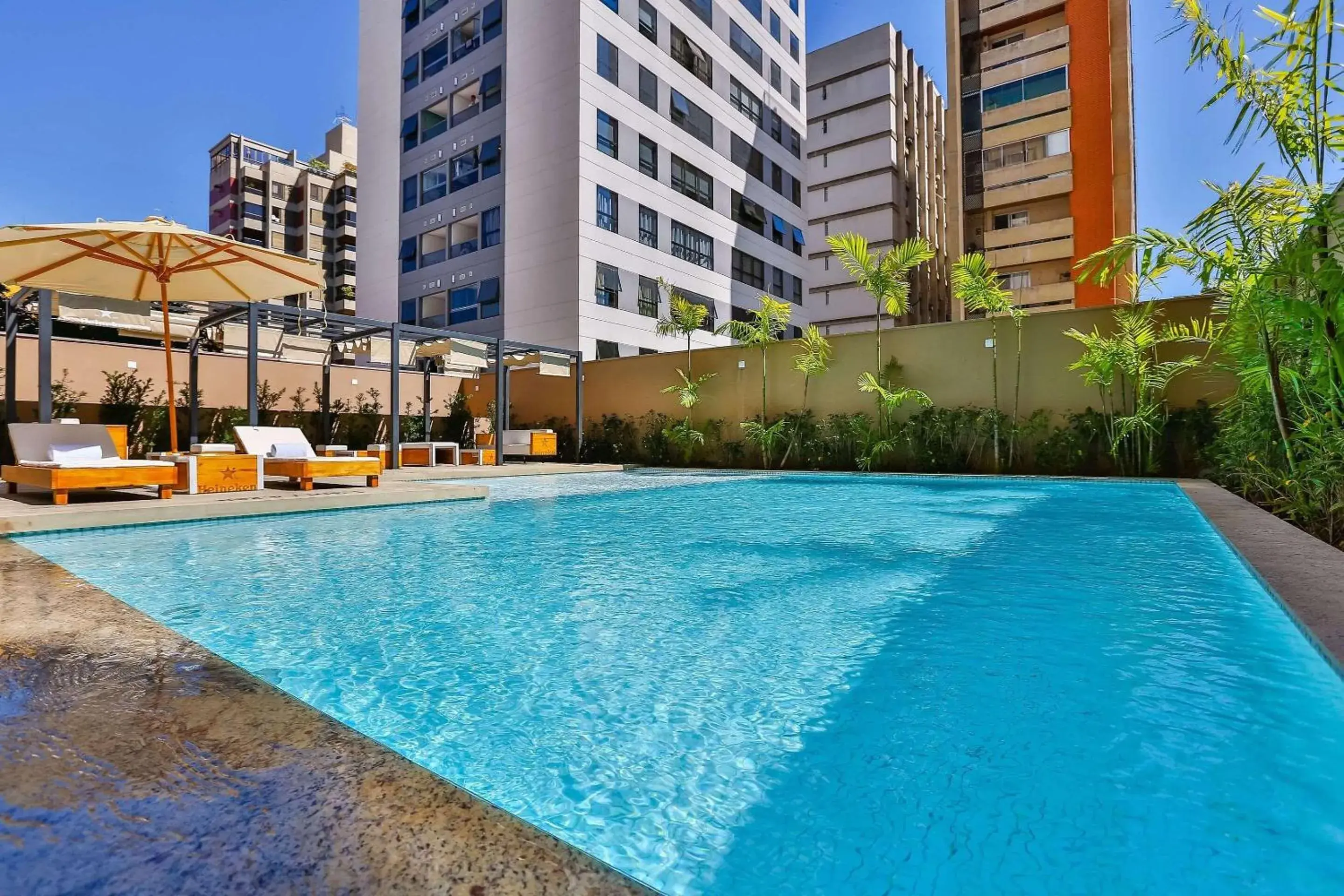 Swimming pool in Radisson RED Campinas Swimming pool in Radisson RED Campinas