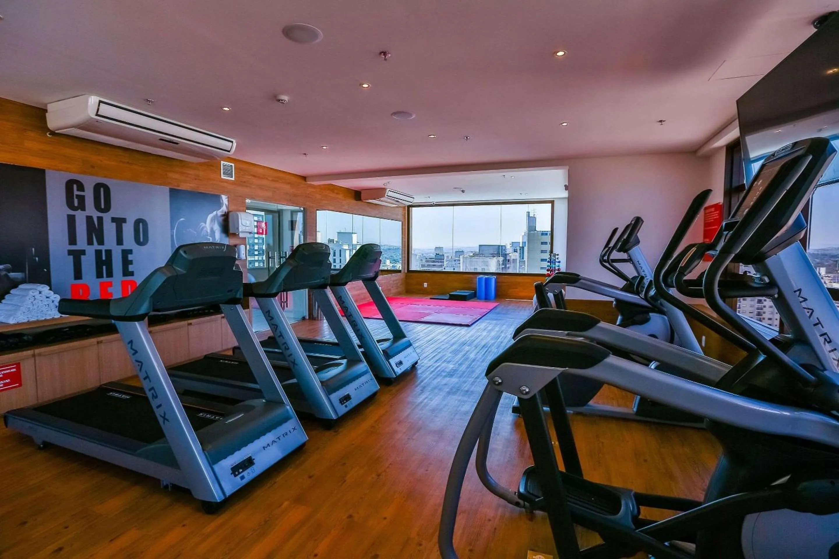 Fitness centre/facilities in Radisson RED Campinas