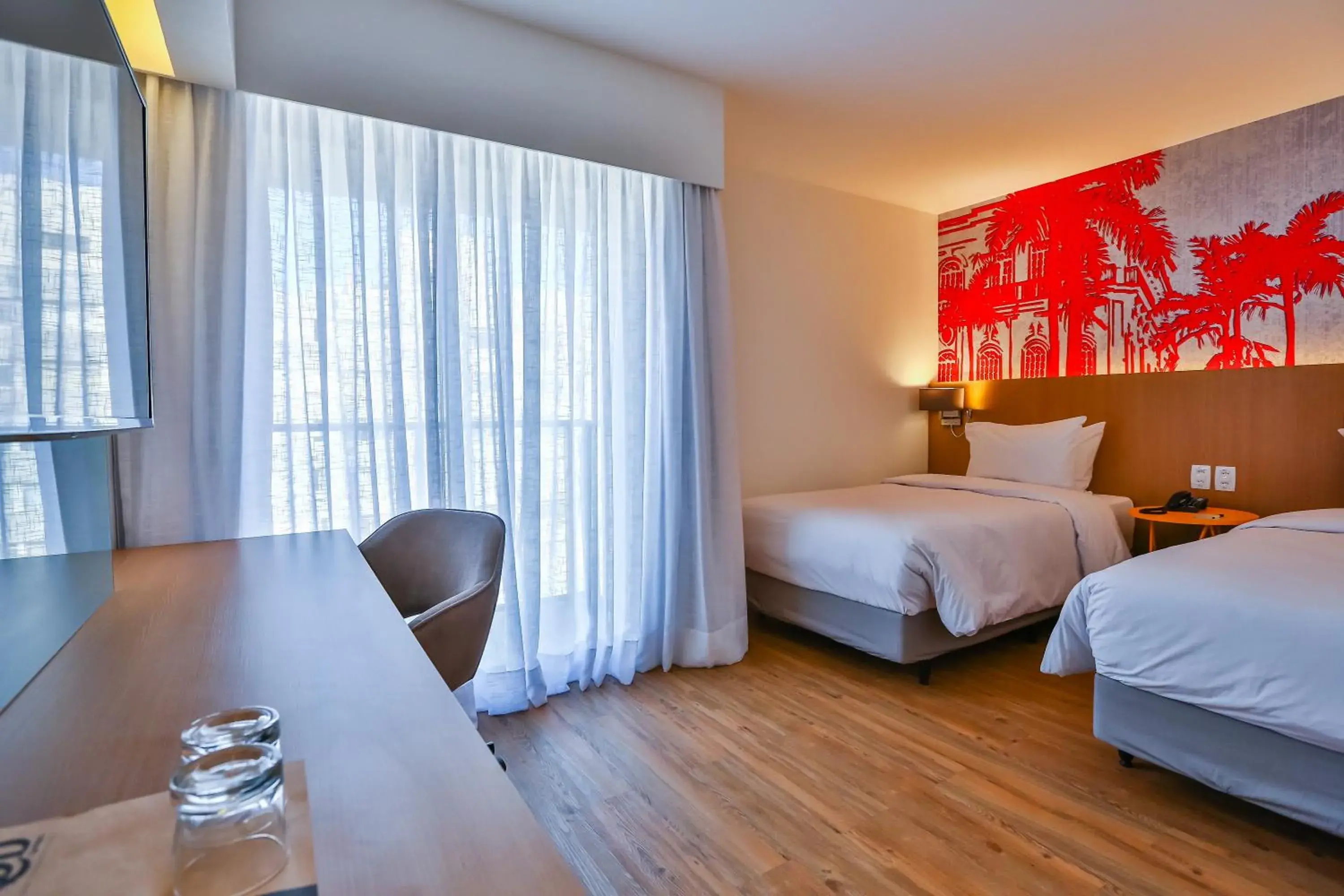 Twin Room in Radisson RED Campinas Twin Room in Radisson RED Campinas