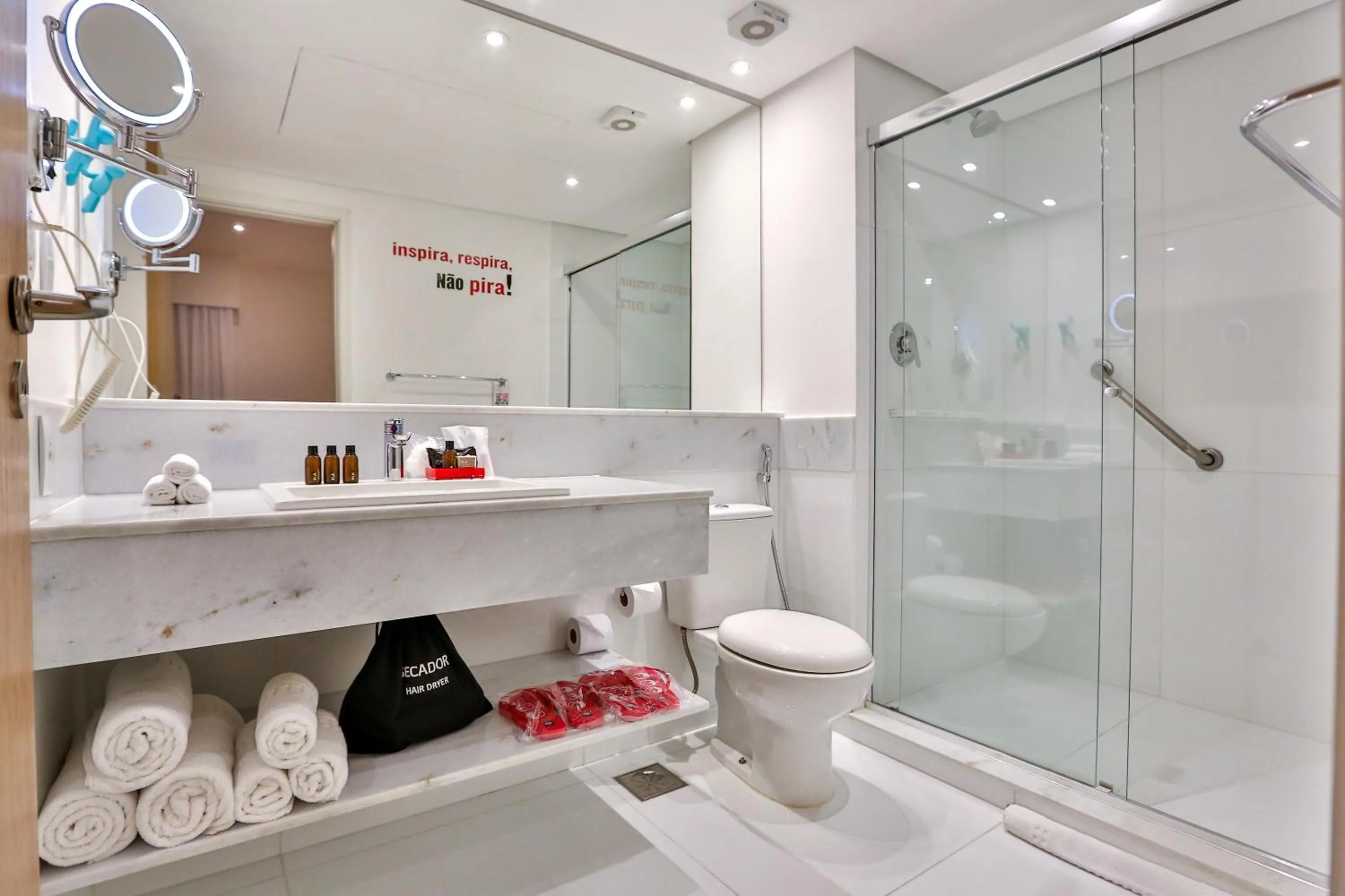 Bathroom in Radisson RED Campinas