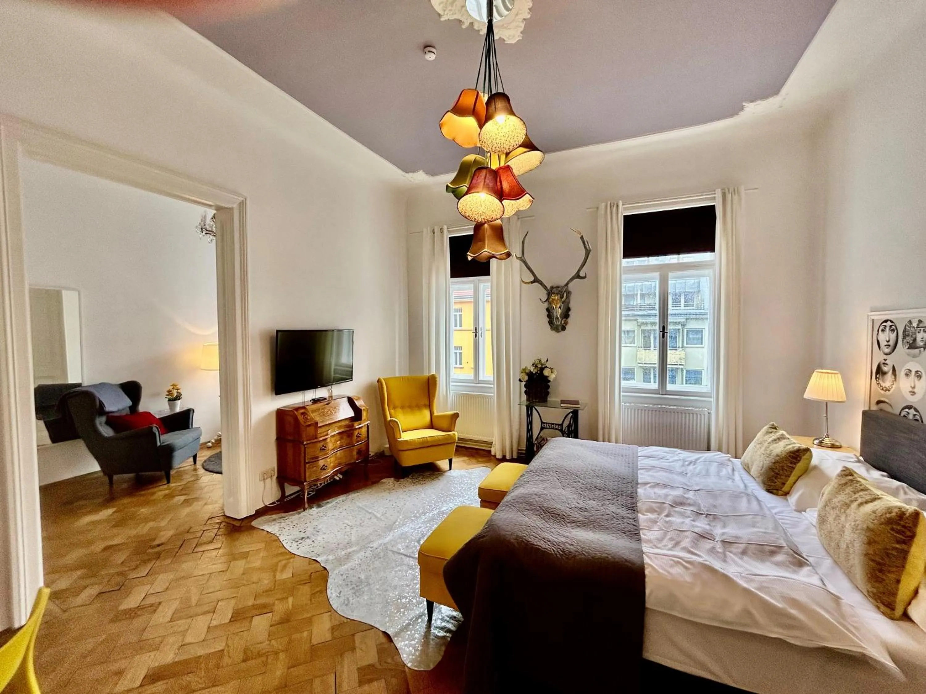 Bedroom, Bed in Leuhusen Boutique Apartments Vienna, Wien