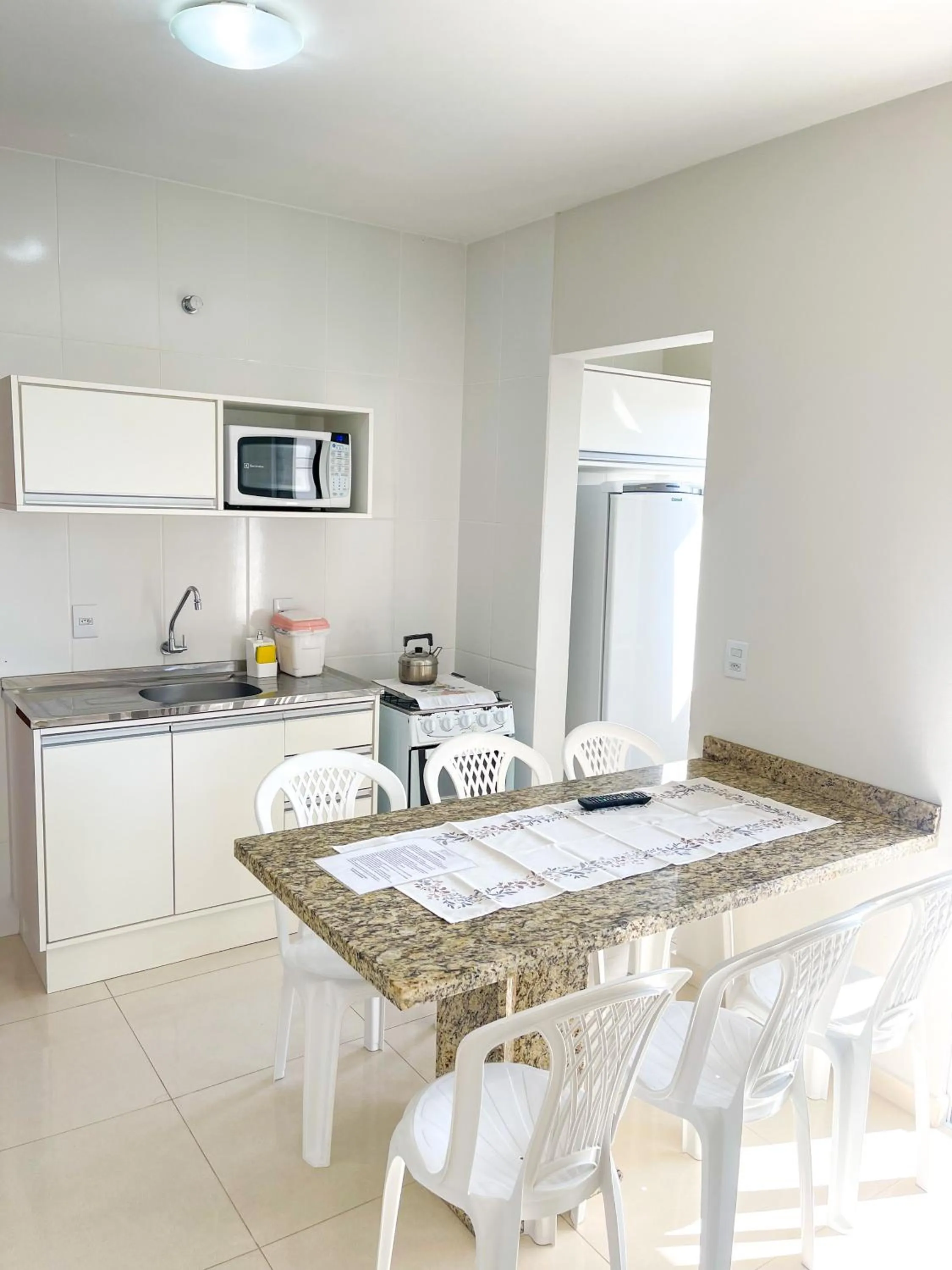 kitchen in Pousada Gomes