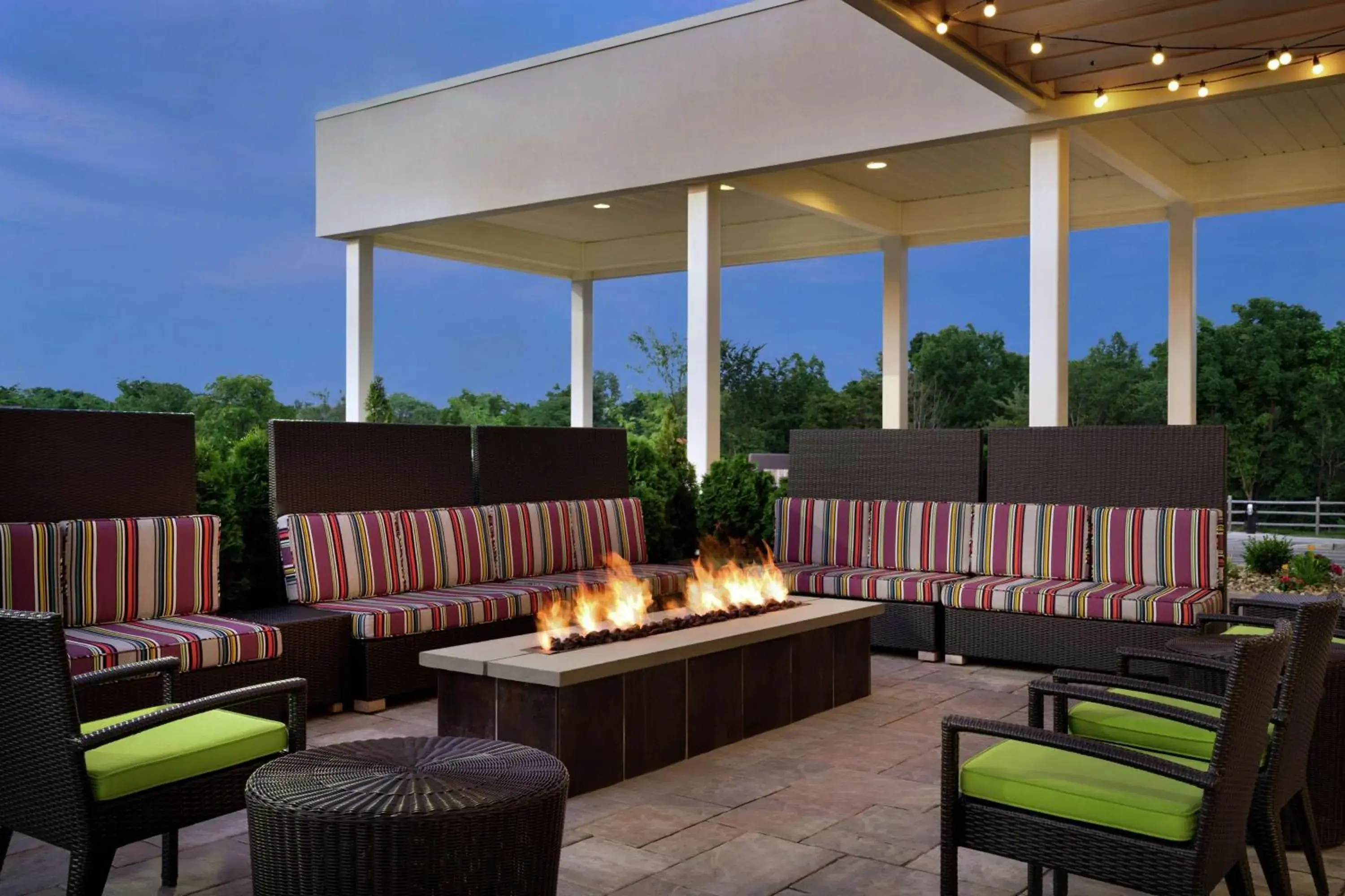 Inner courtyard view in Home2 Suites by Hilton Middletown Inner courtyard view in Home2 Suites by Hilton Middletown