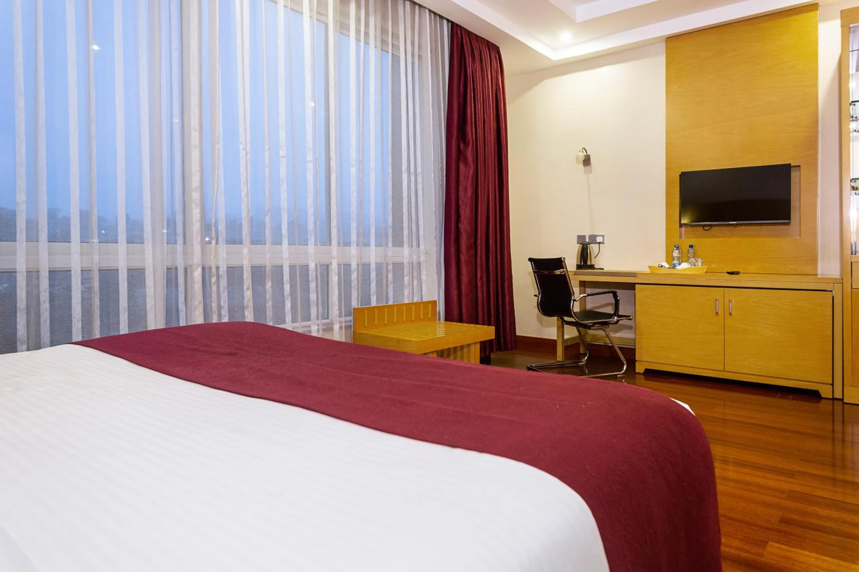 Bed in Three Steers Hotel