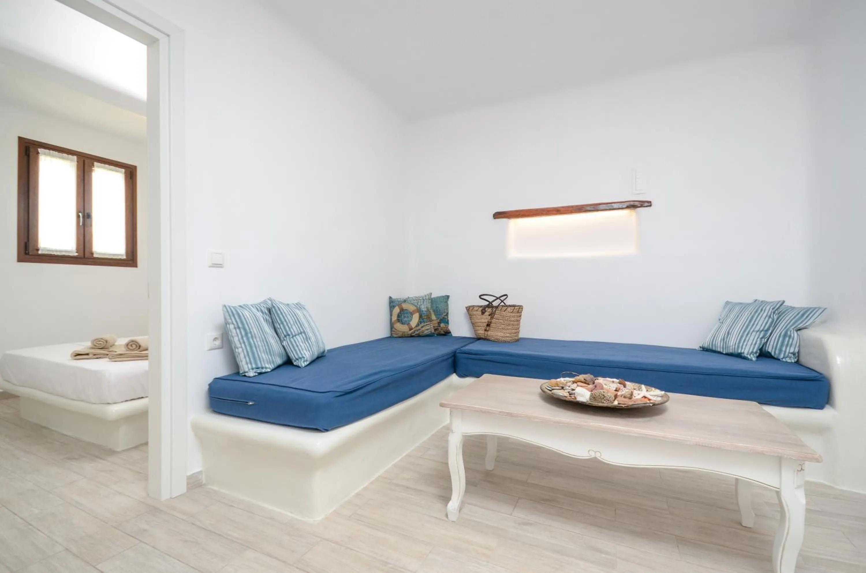 Bed in Villa Kastraki