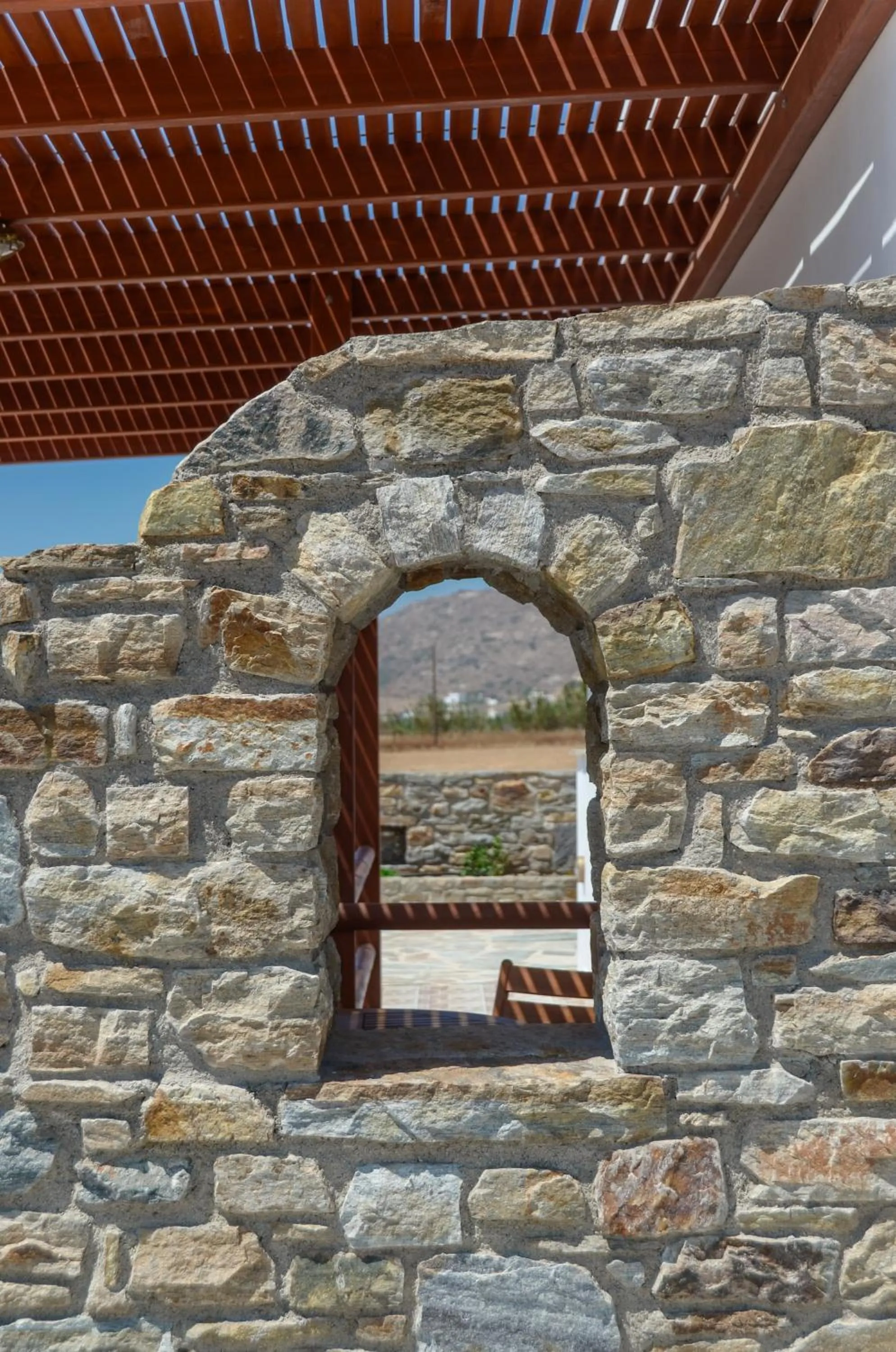 Decorative detail in Villa Kastraki