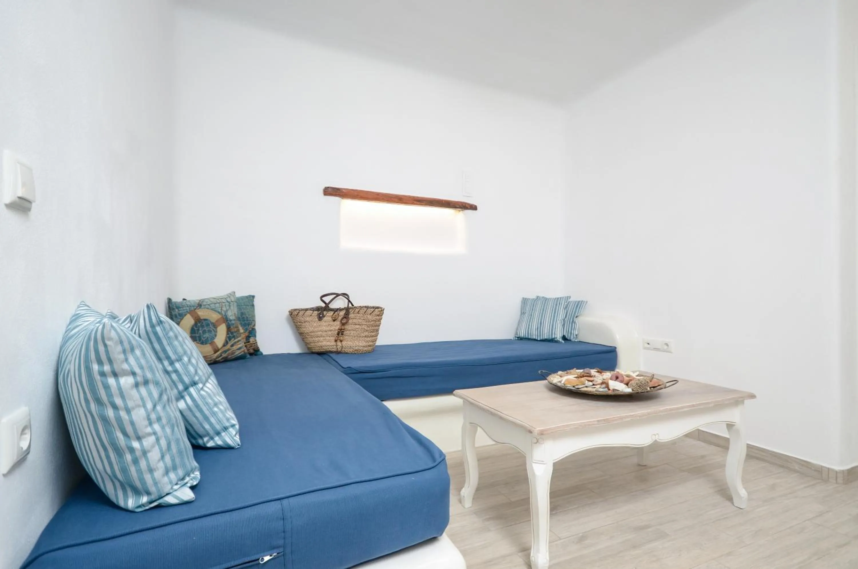 Living room in Villa Kastraki