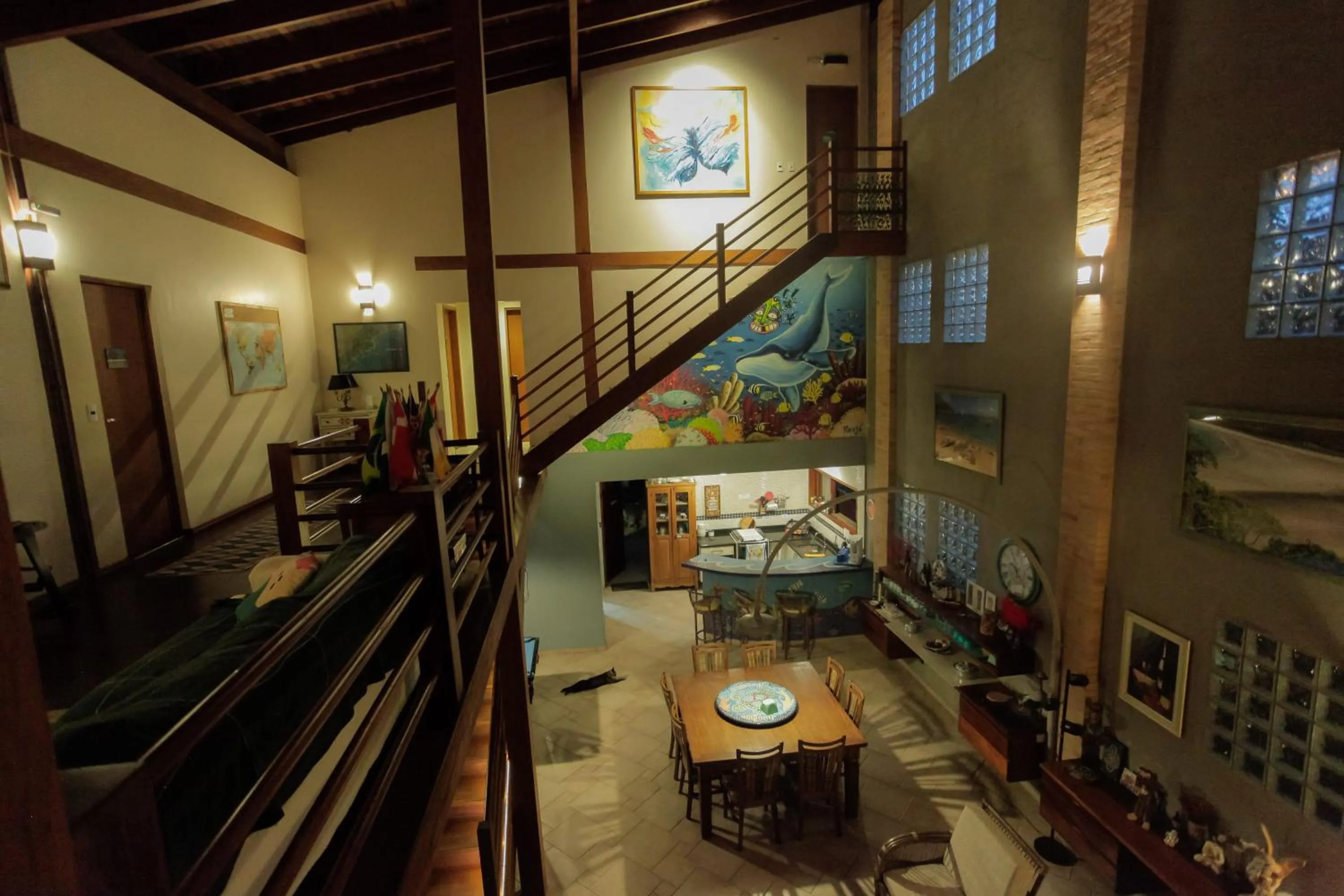 Living room in Ubatuba Ecologic Pousada