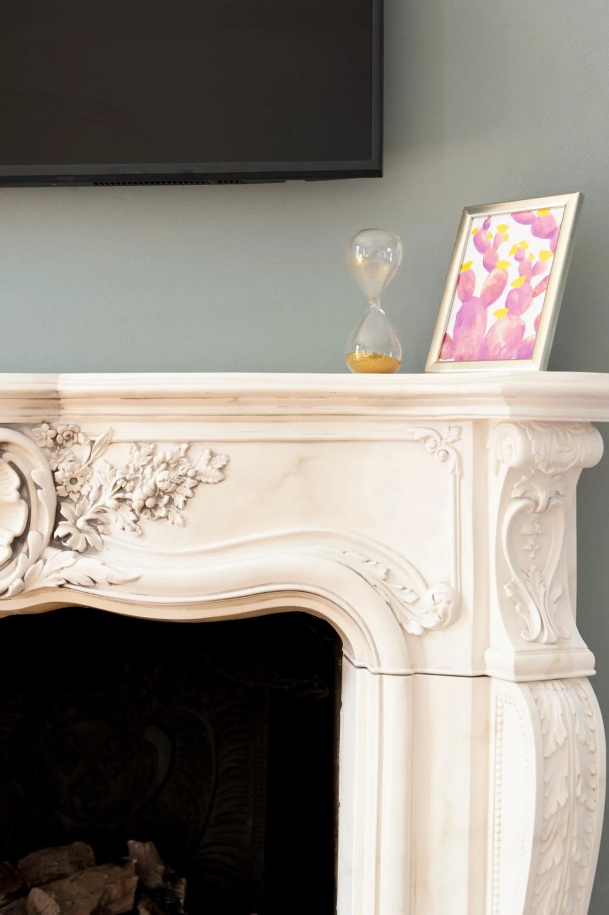 Decorative detail in Boutique Hotel De Salon