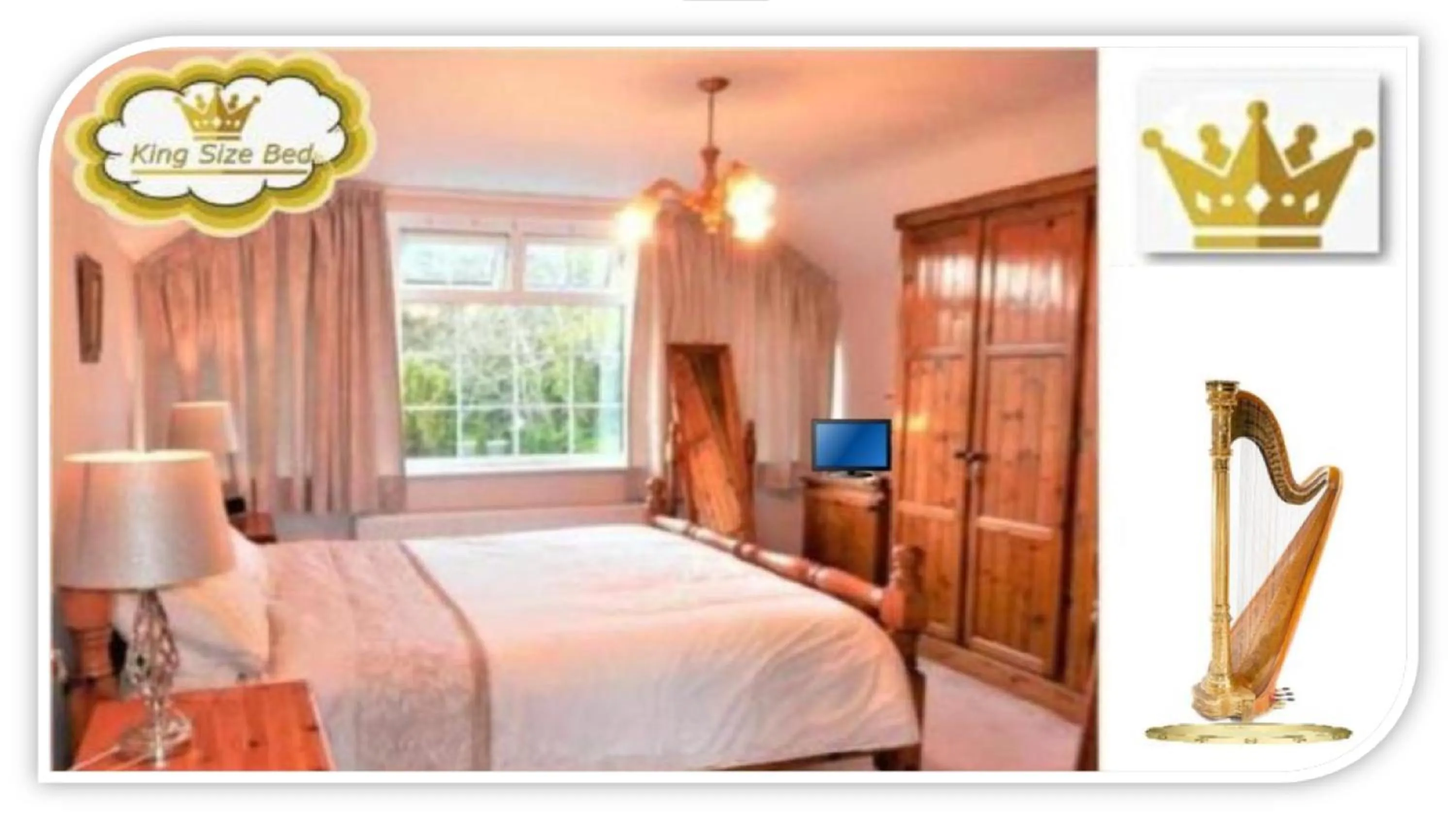 Bed in Leabrook House