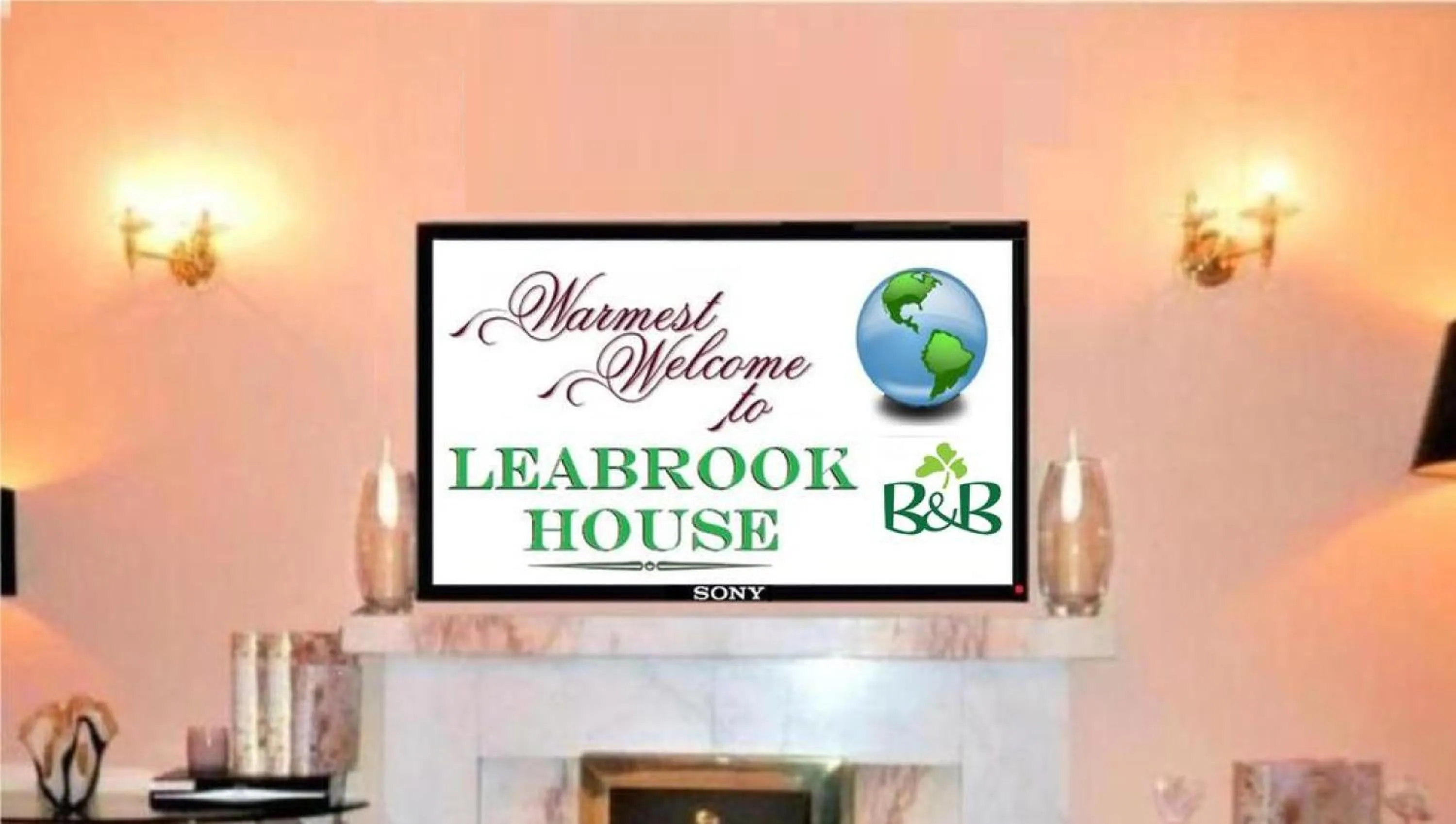 Living room in Leabrook House