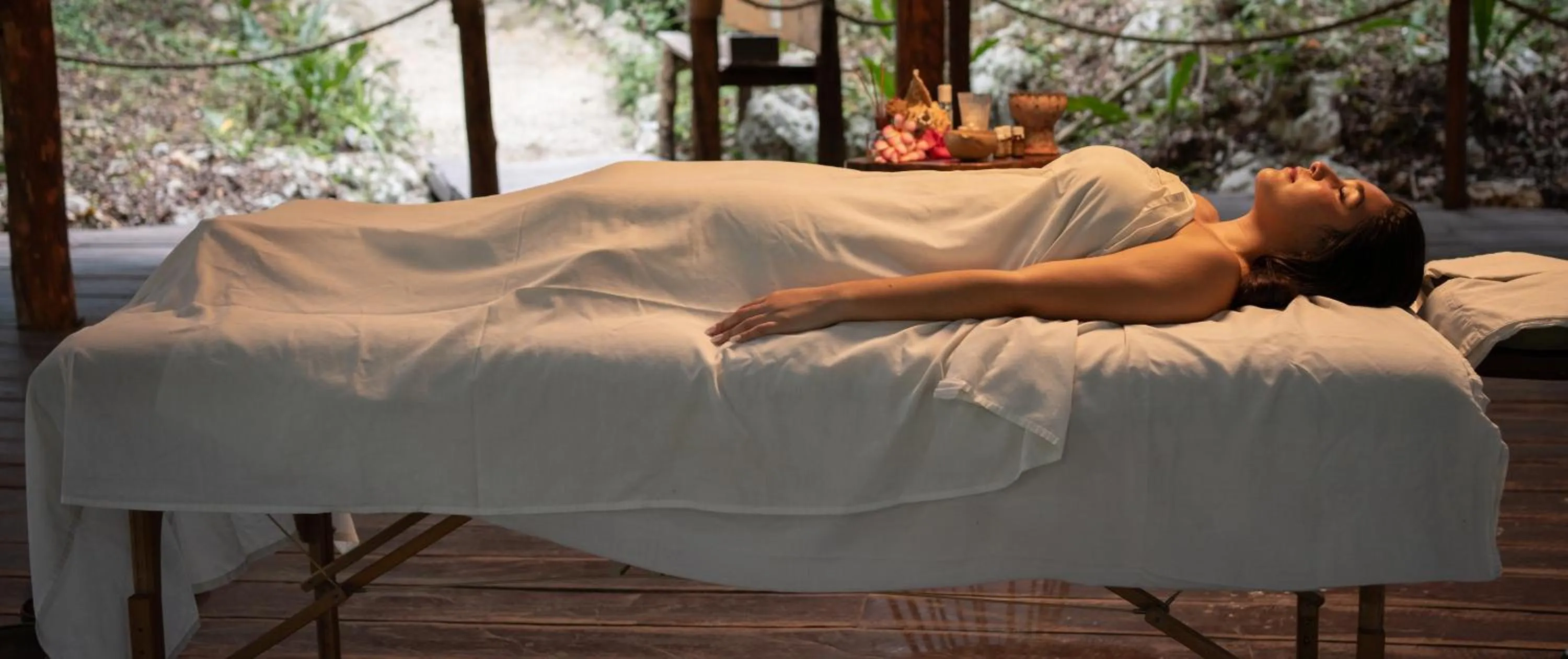Massage in Akumal Natura Glamping
