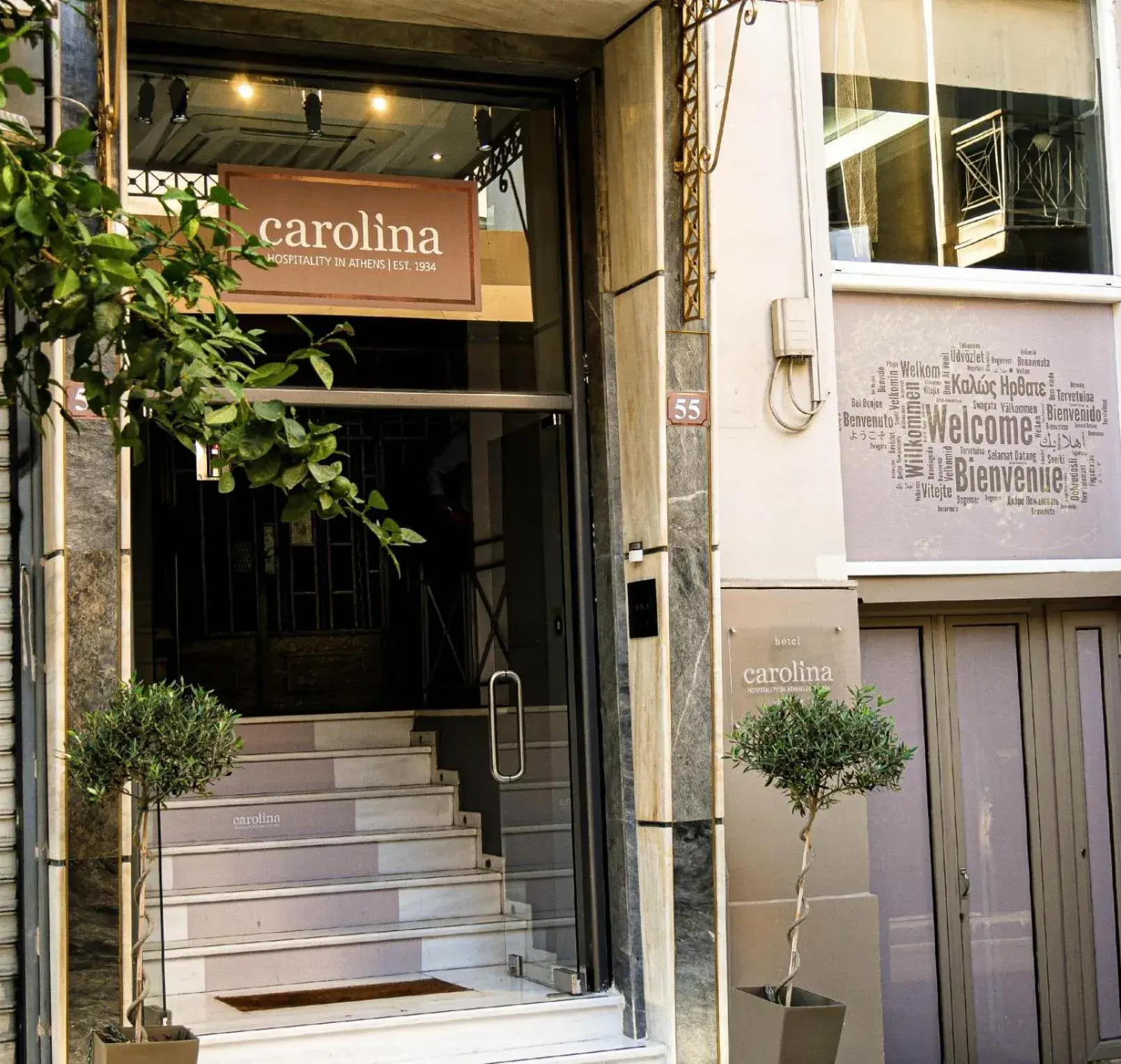 Facade/entrance in Carolina Hotel since 1934 Facade/entrance in Carolina Hotel since 1934