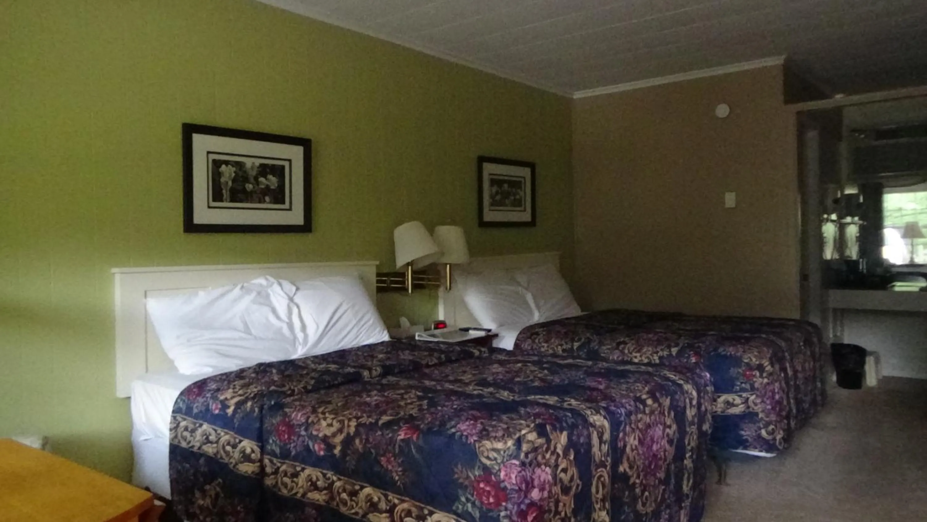 Bed in Roseloe Motel