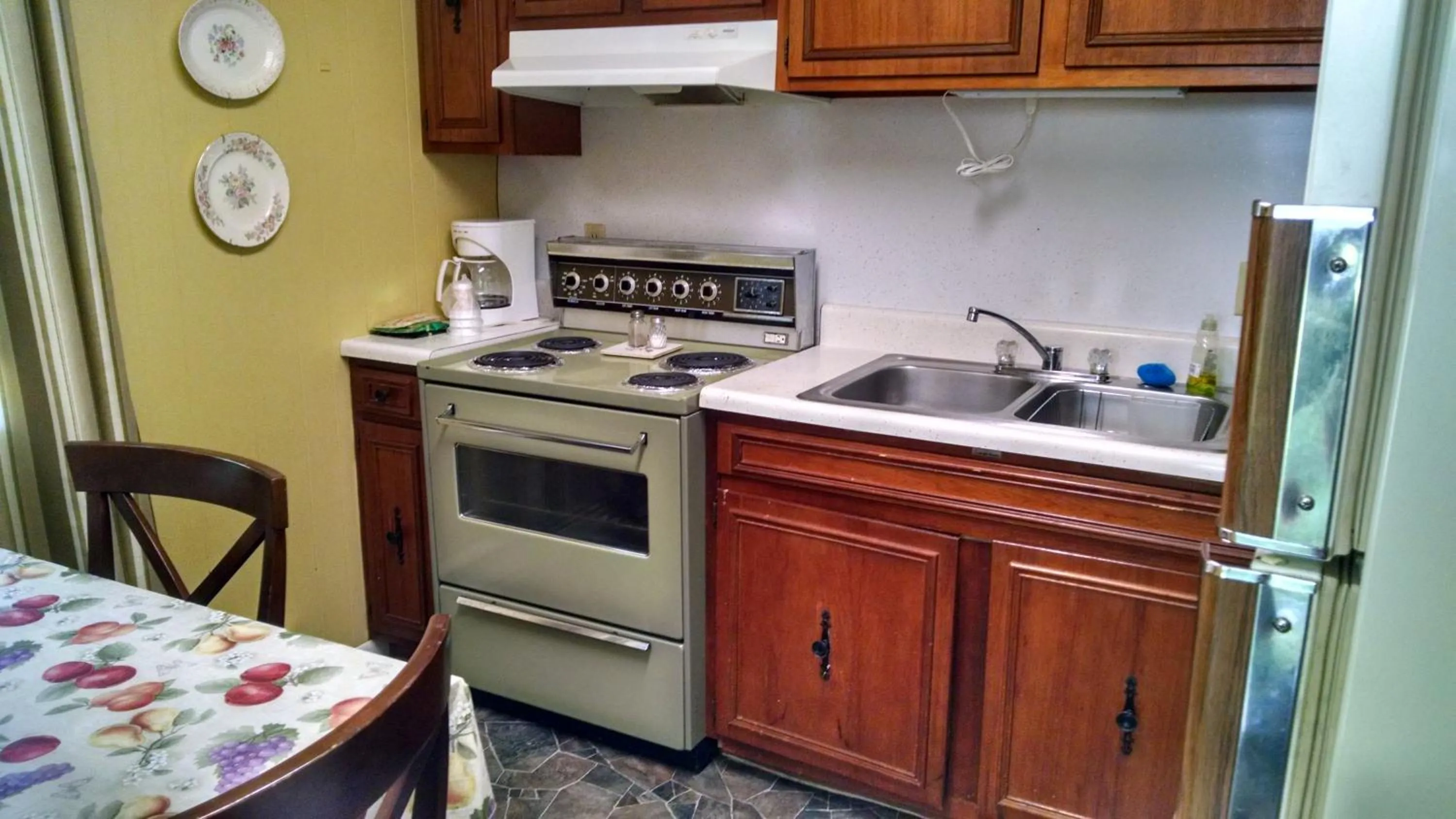 Kitchen or kitchenette in Roseloe Motel
