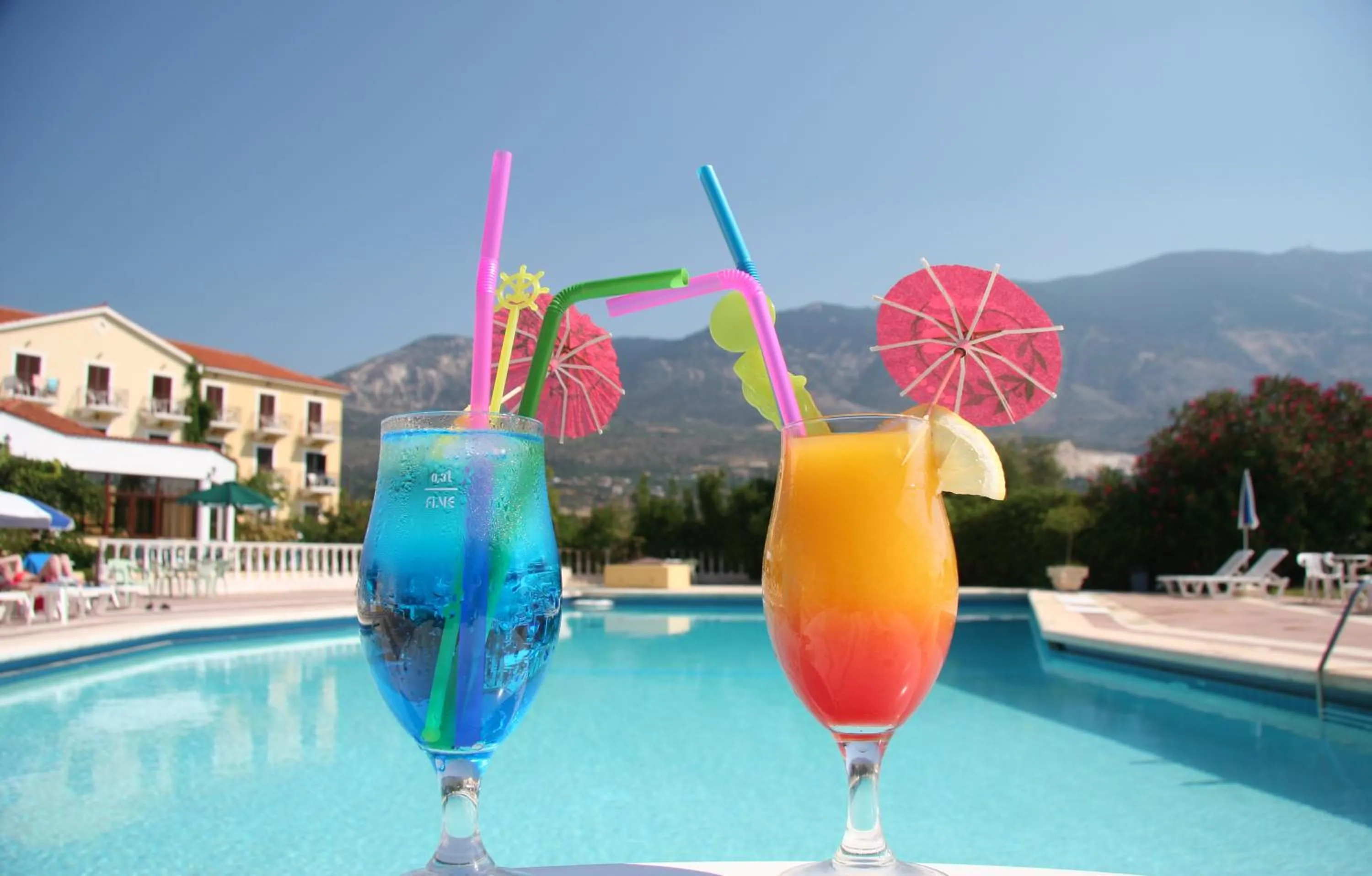 Facade/entrance in Karavados Beach Hotel