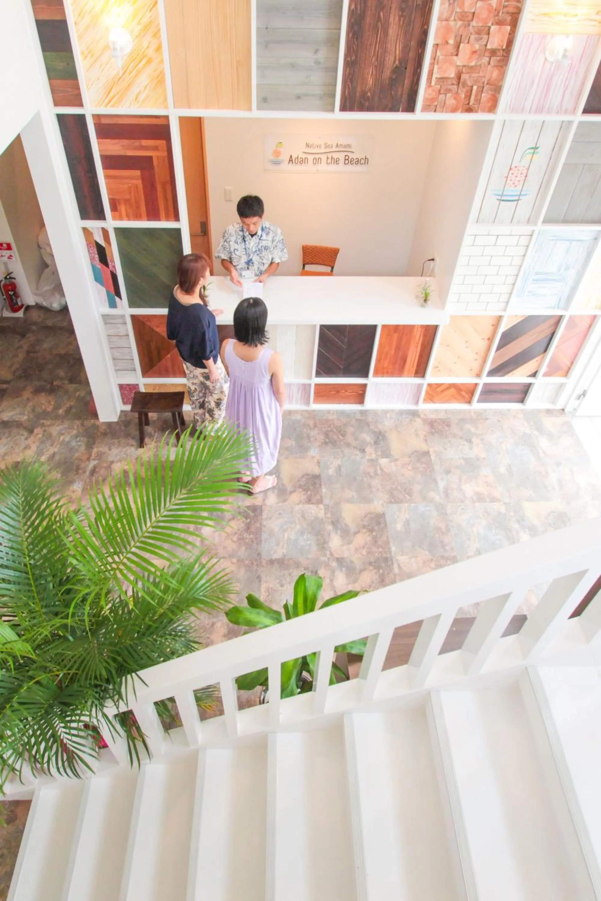 Staff in Native Sea Amami Adan On The Beach