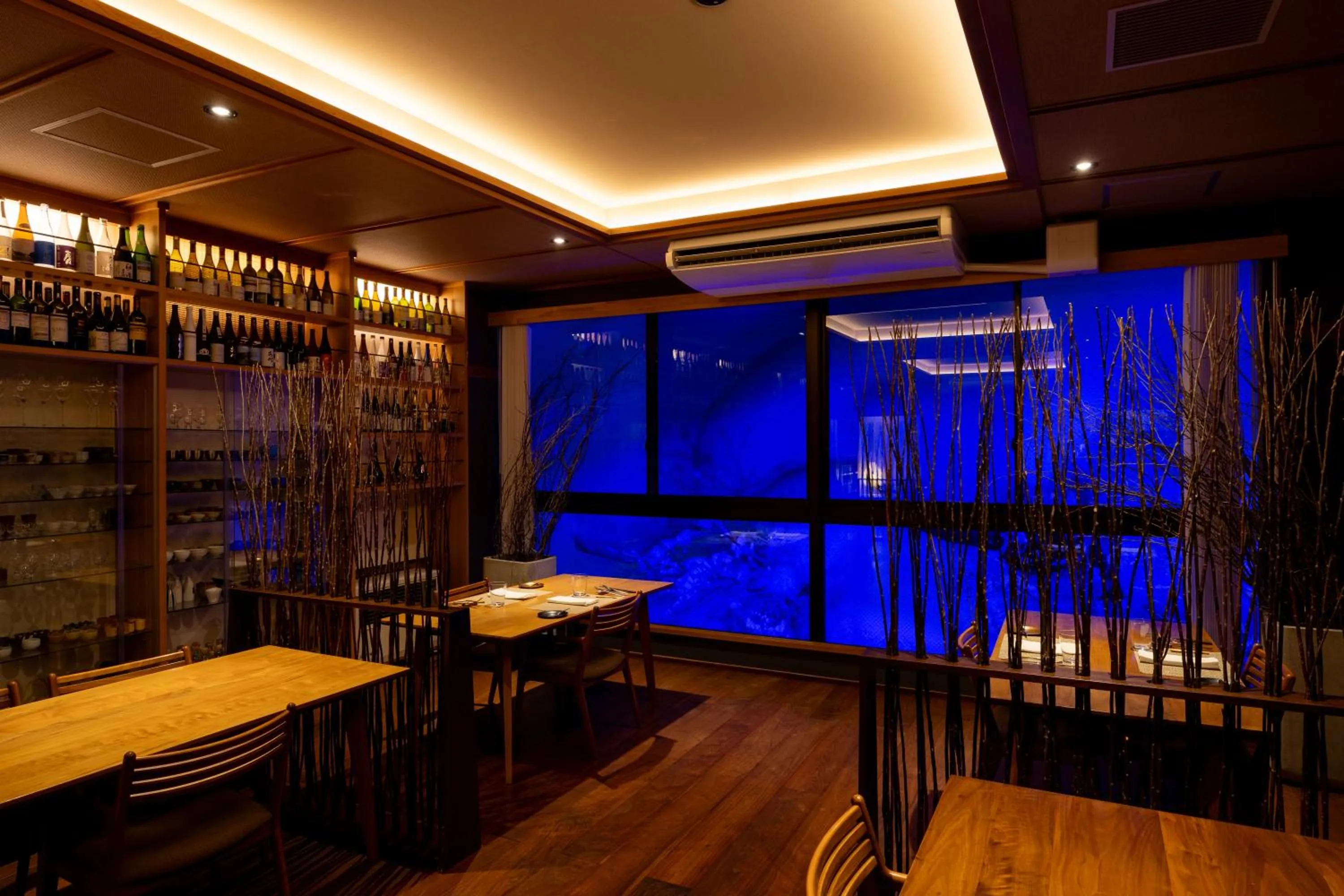 Dining area in Sake Hotel Tamakiya