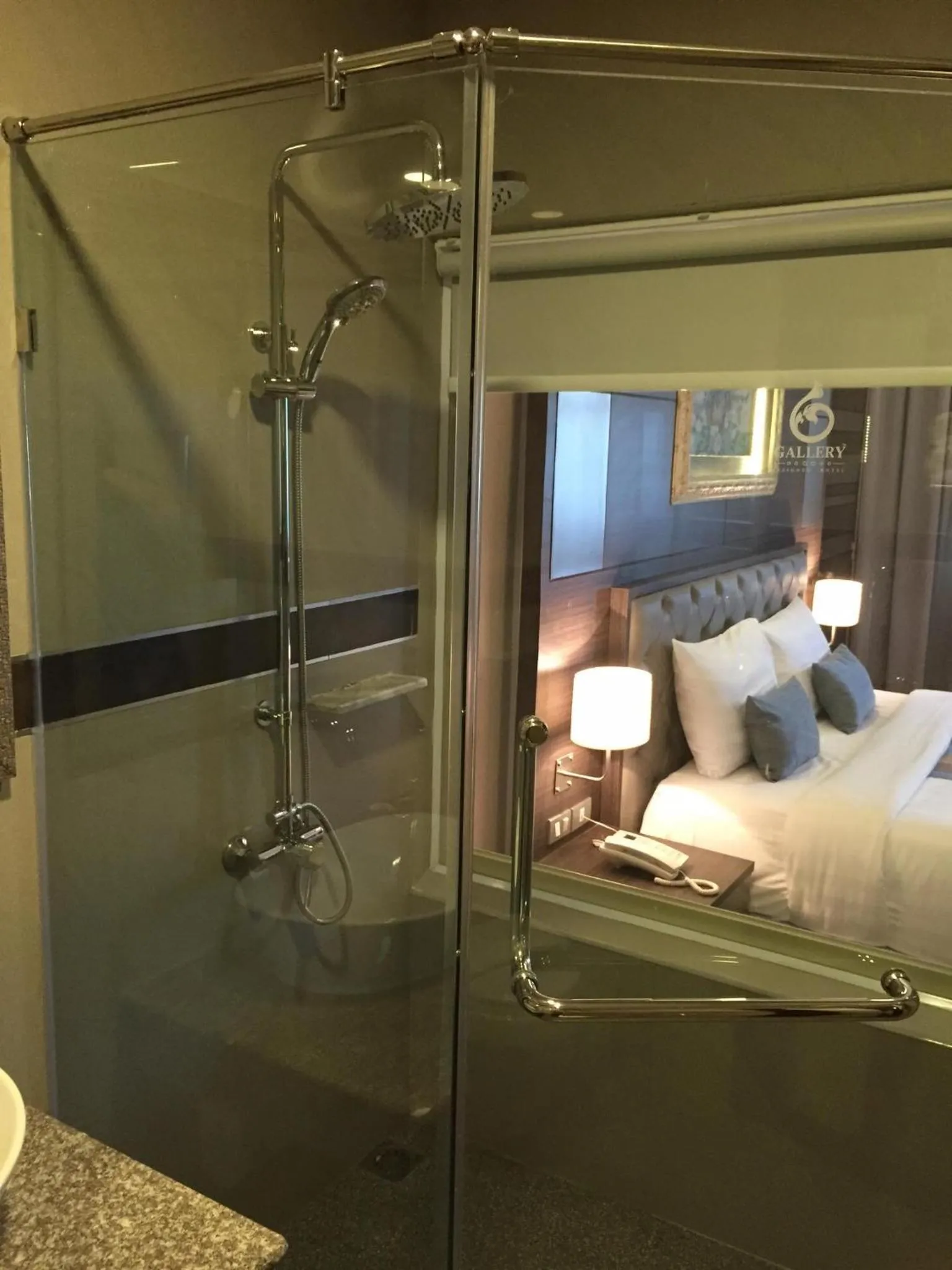 Bathroom, Bed in Gallery Design - SHA Extra Plus