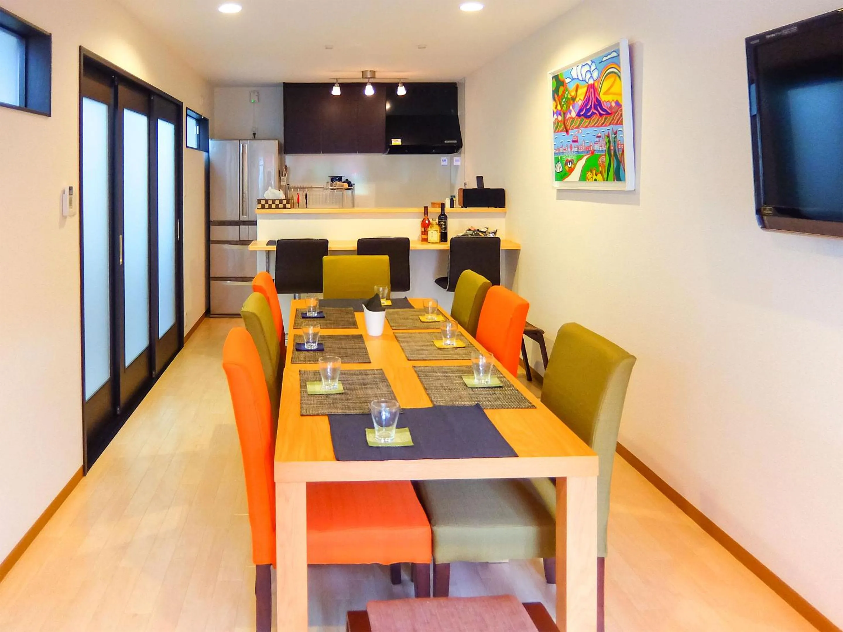 Dining area in Guesthouse Bell Fushimi