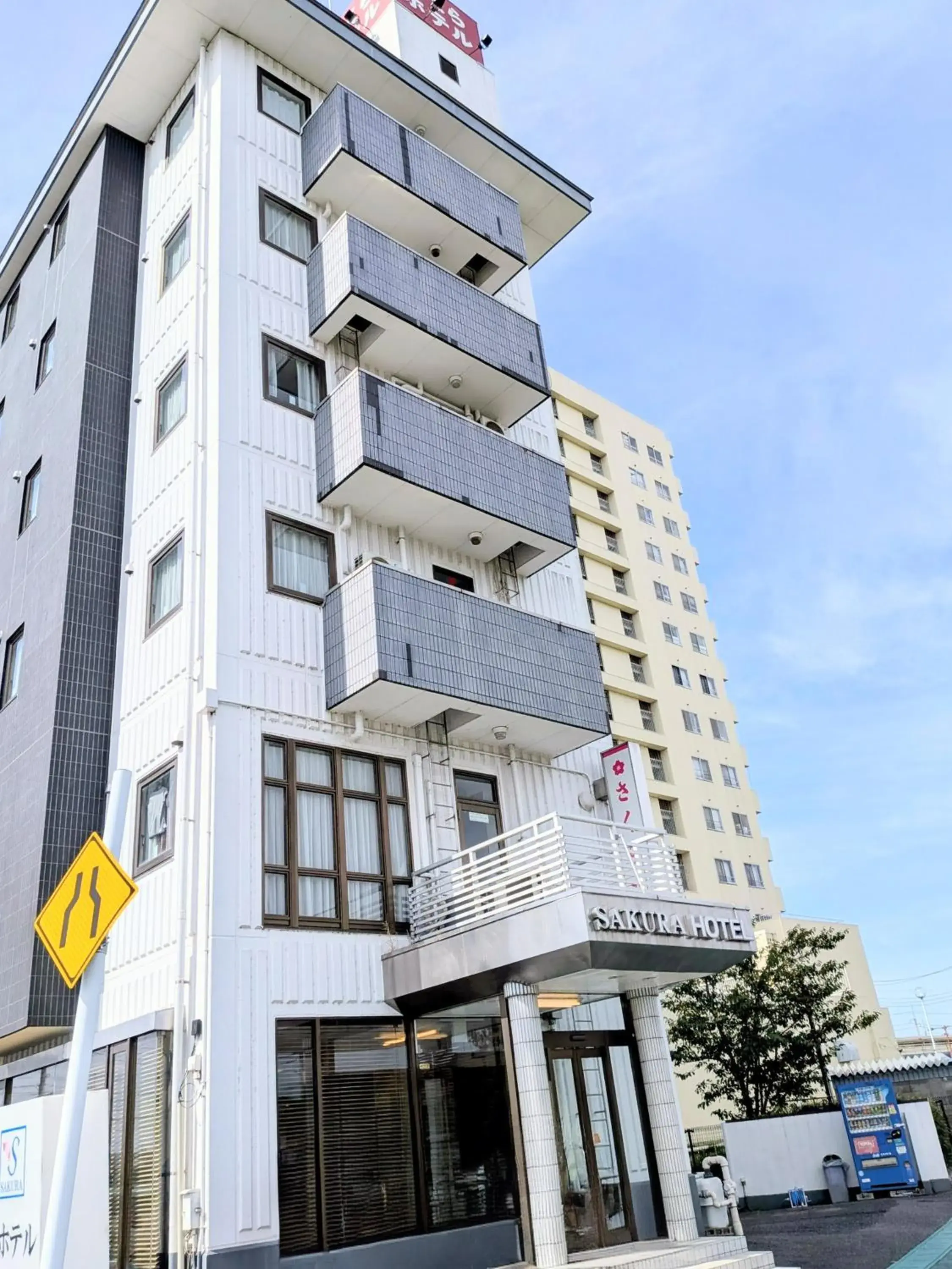 Property building in Sakura Hotel Oami Property building in Sakura Hotel Oami