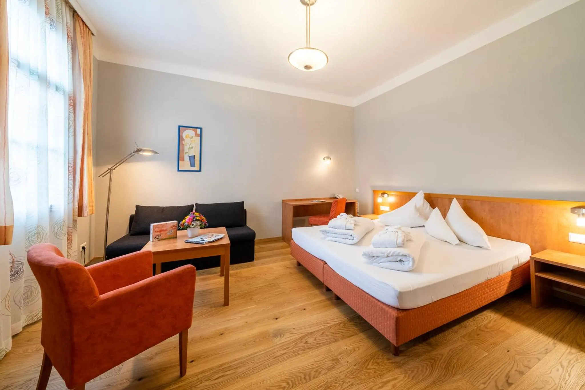 Bed in Familienhotel Post