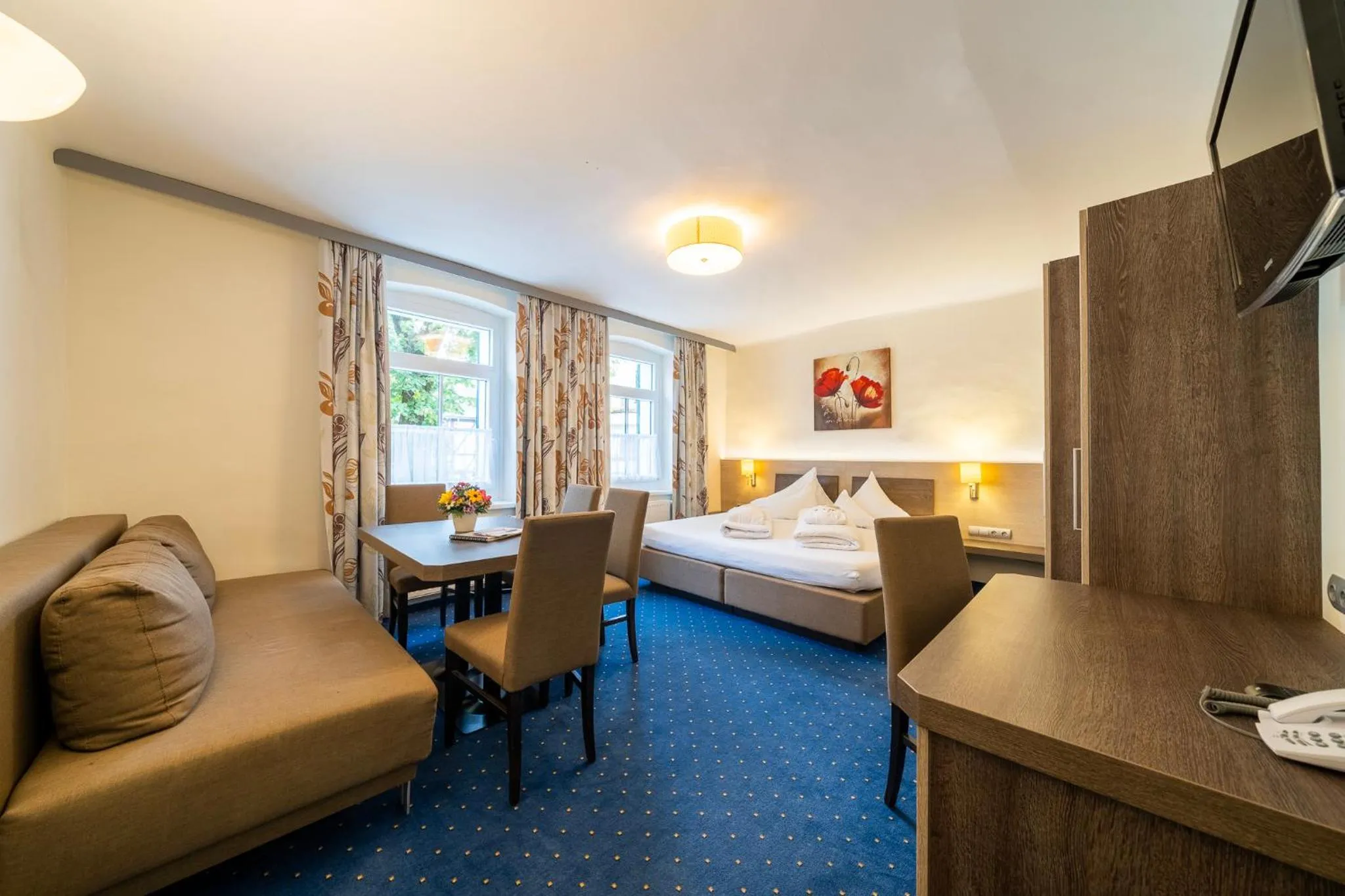 Bed in Familienhotel Post