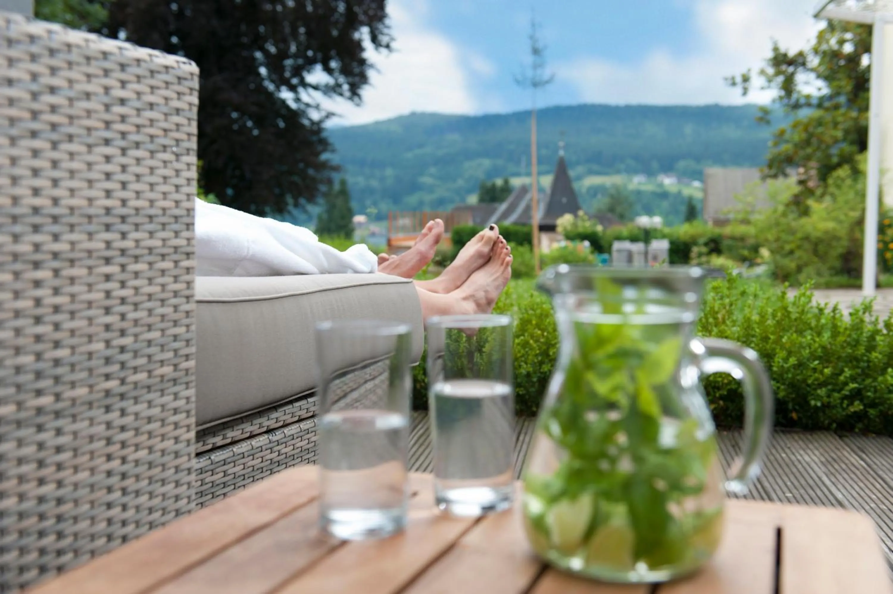 Spa and wellness centre/facilities in Familienhotel Post