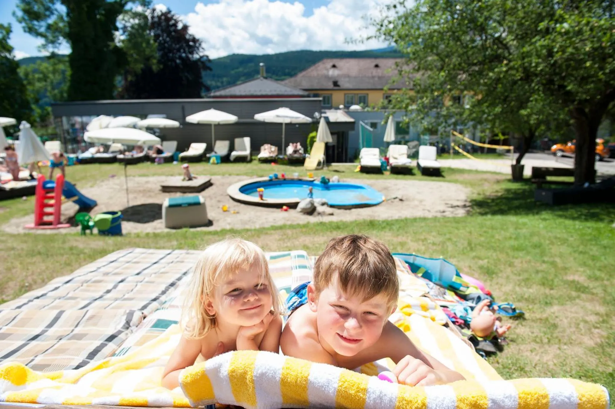Swimming pool in Familienhotel Post