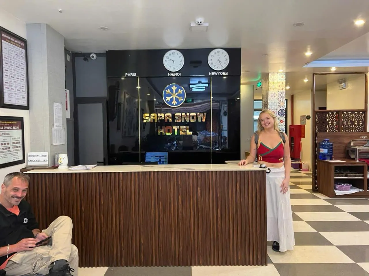 People in Sapa Snow Hotel