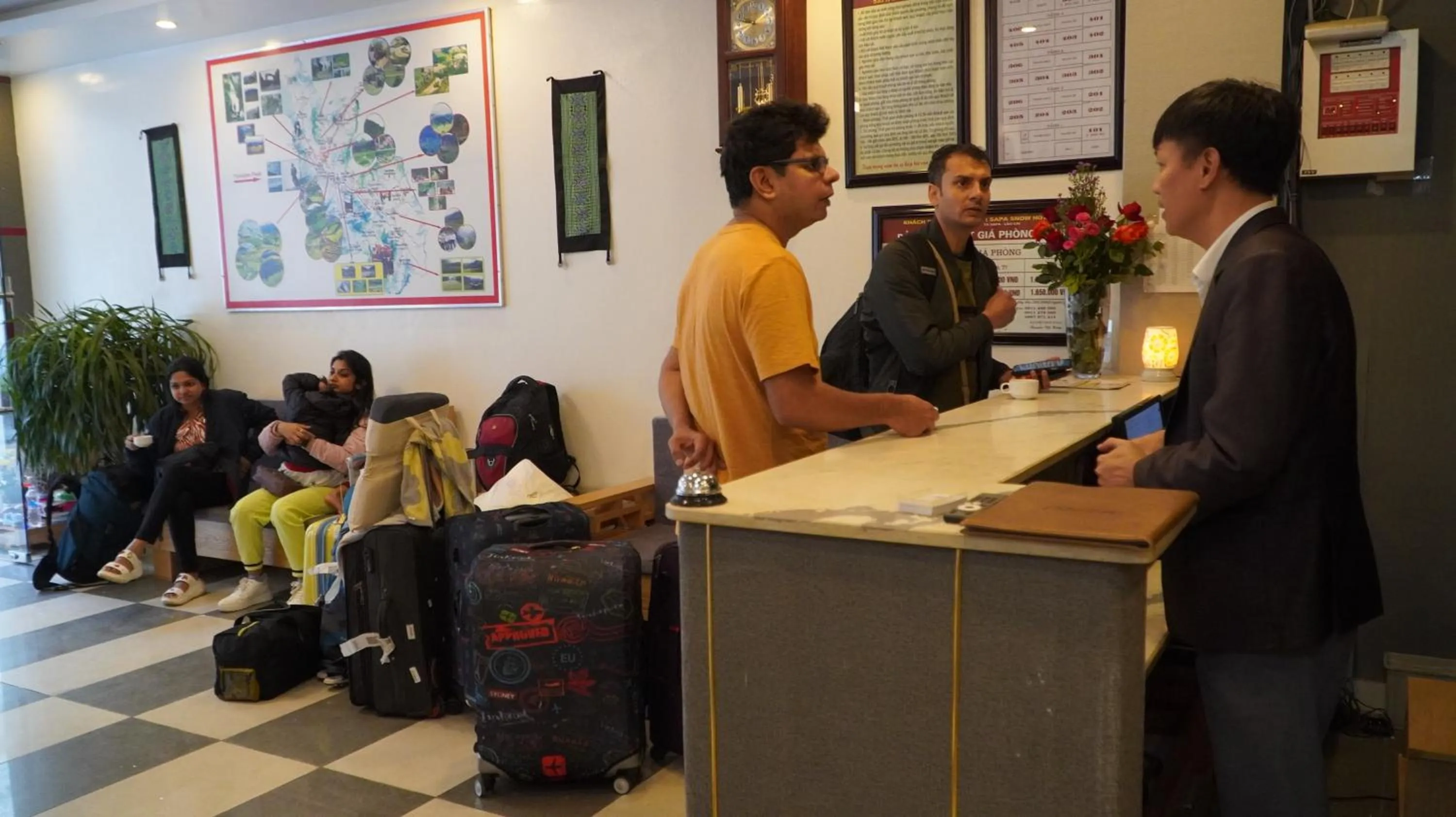 Lobby or reception in Sapa Snow Hotel