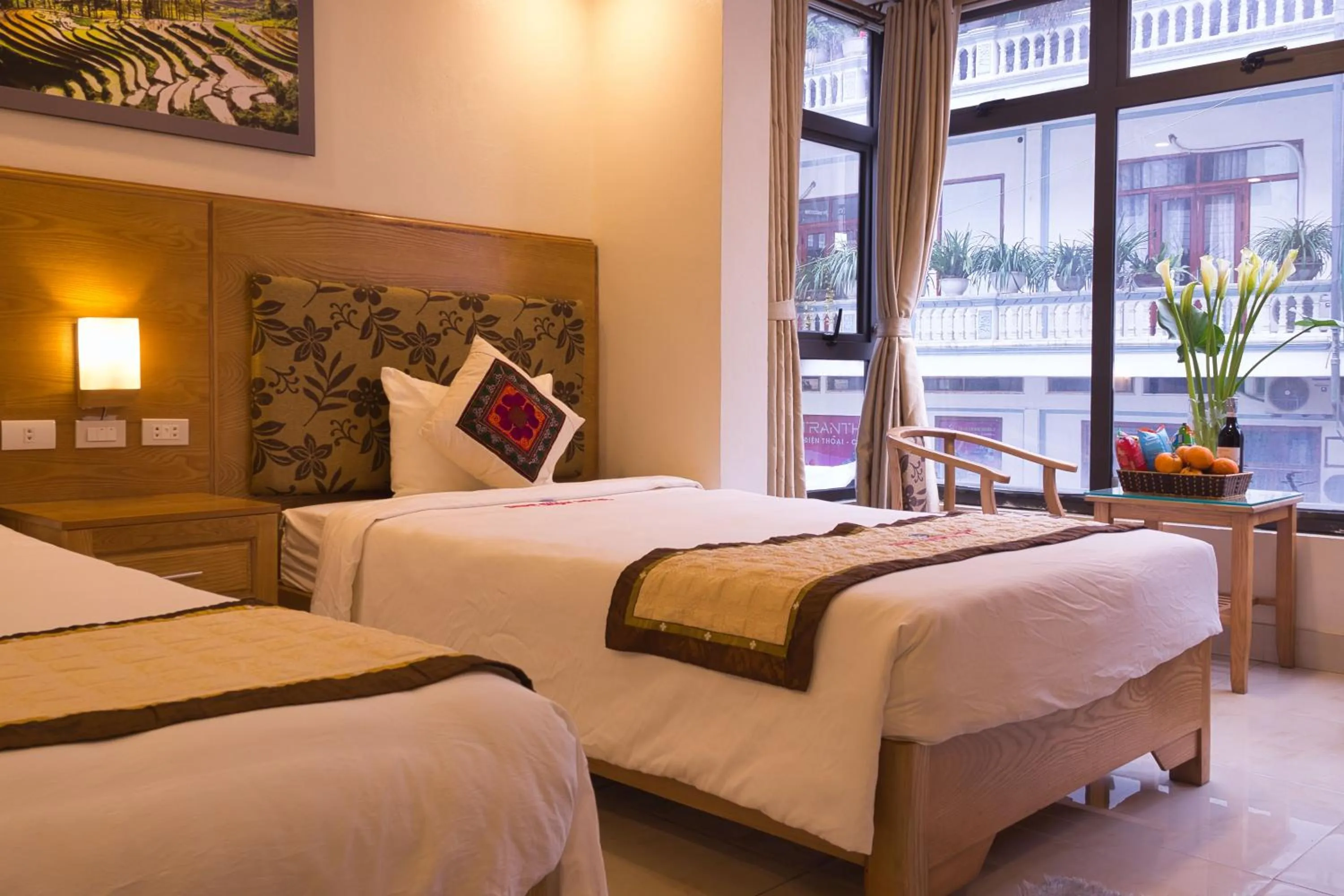 Mountain view, Bed in Sapa Snow Hotel