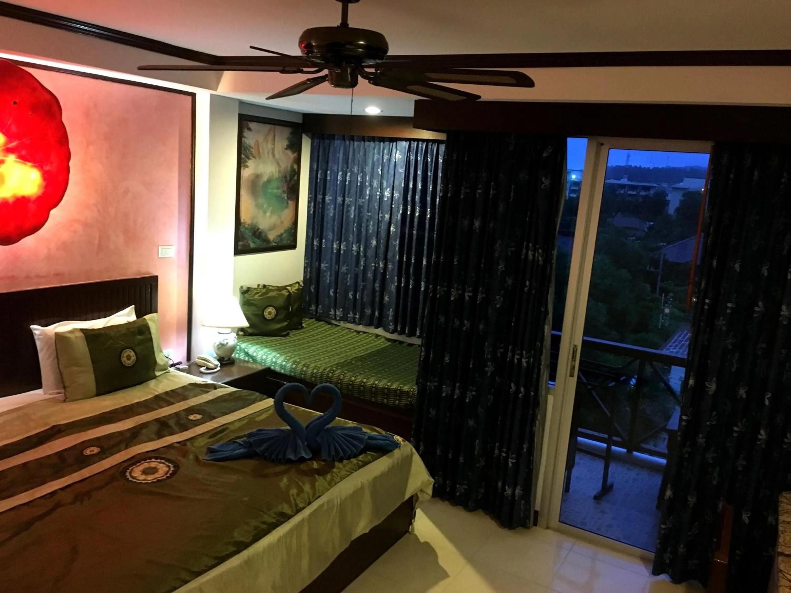 Patio, Bed in Casa E Mare