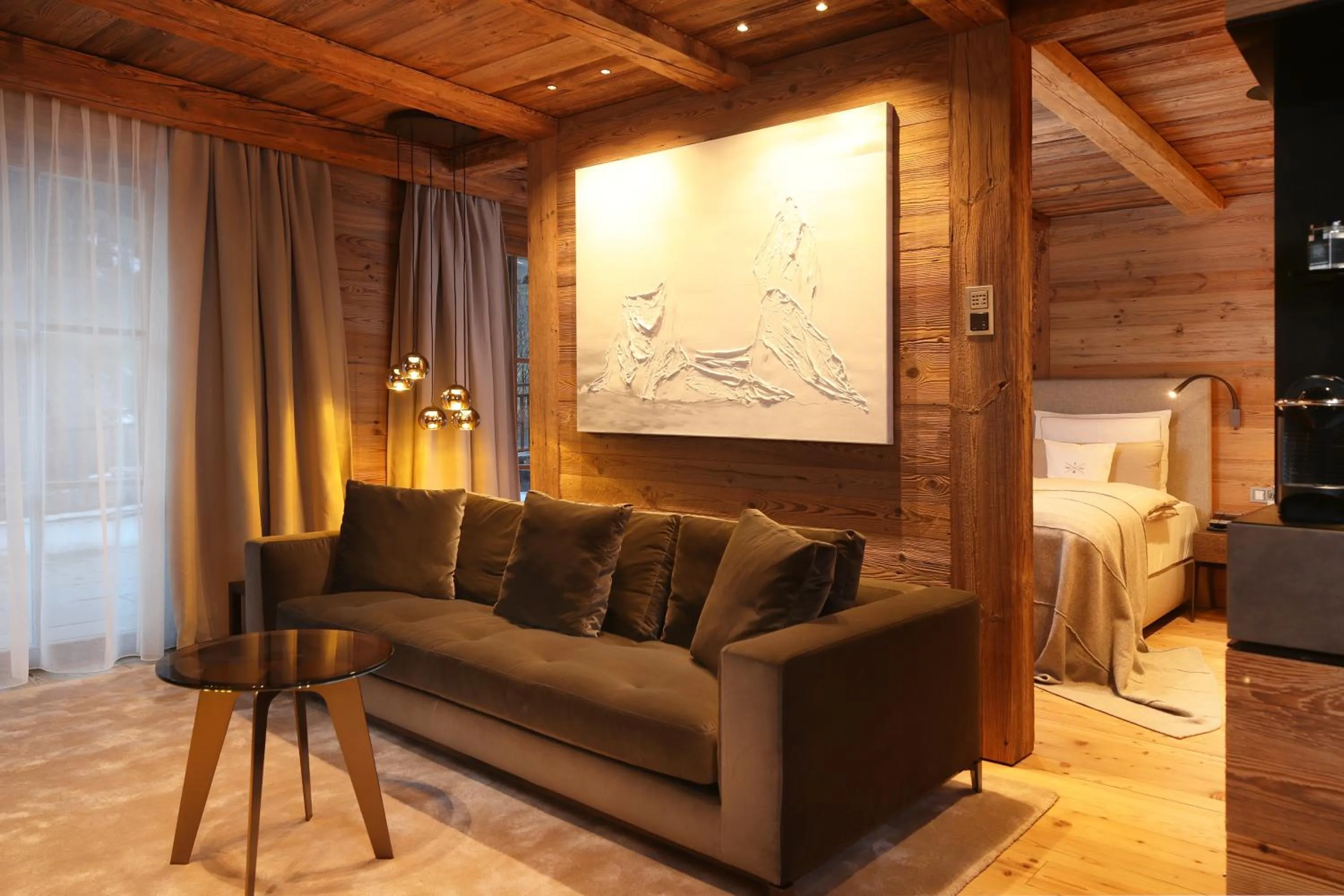 Living room, Bed in SEVERIN*S – The Alpine Retreat