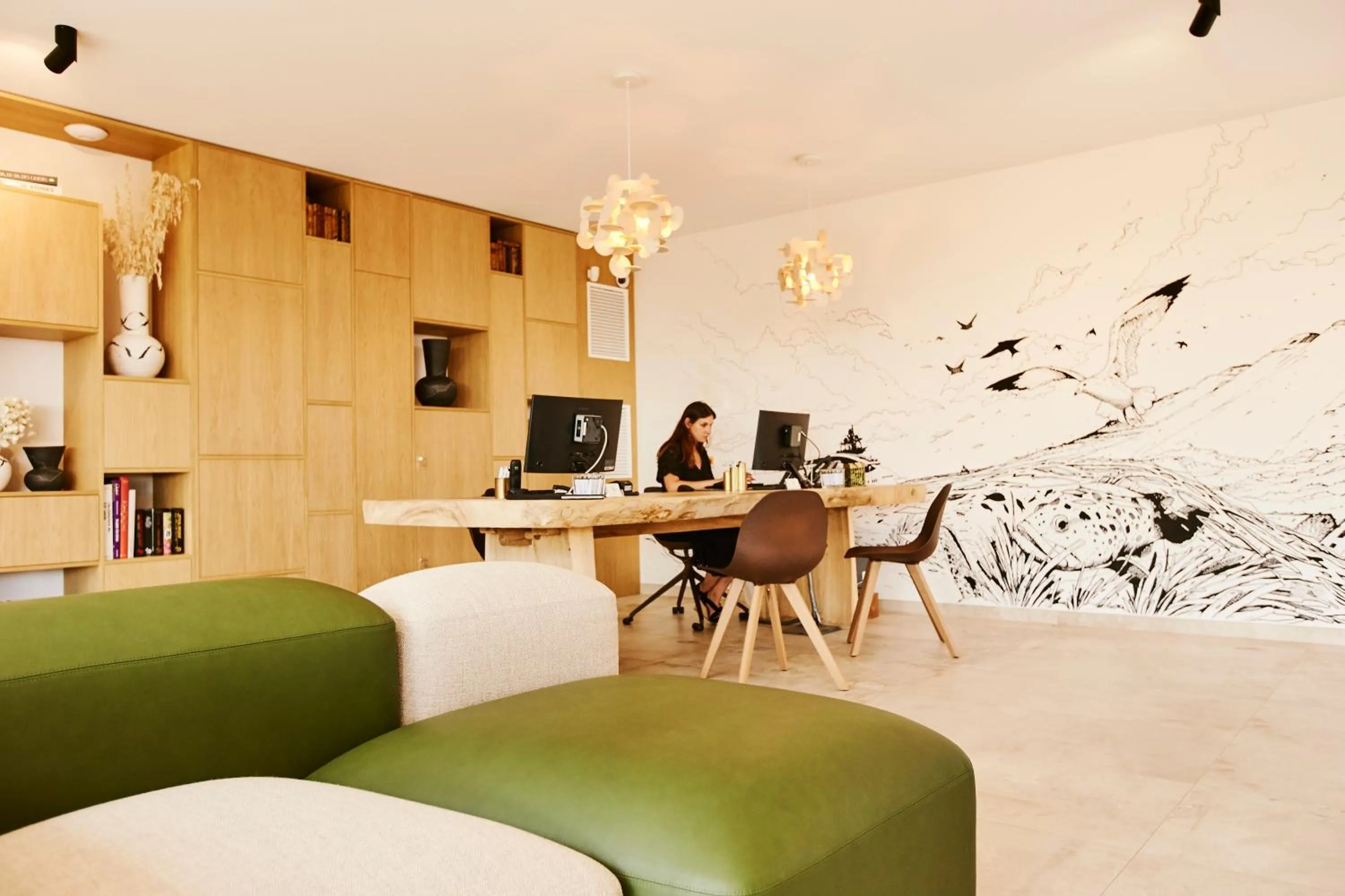 Lobby or reception in Hôtel & Spa Version Maquis Citadelle